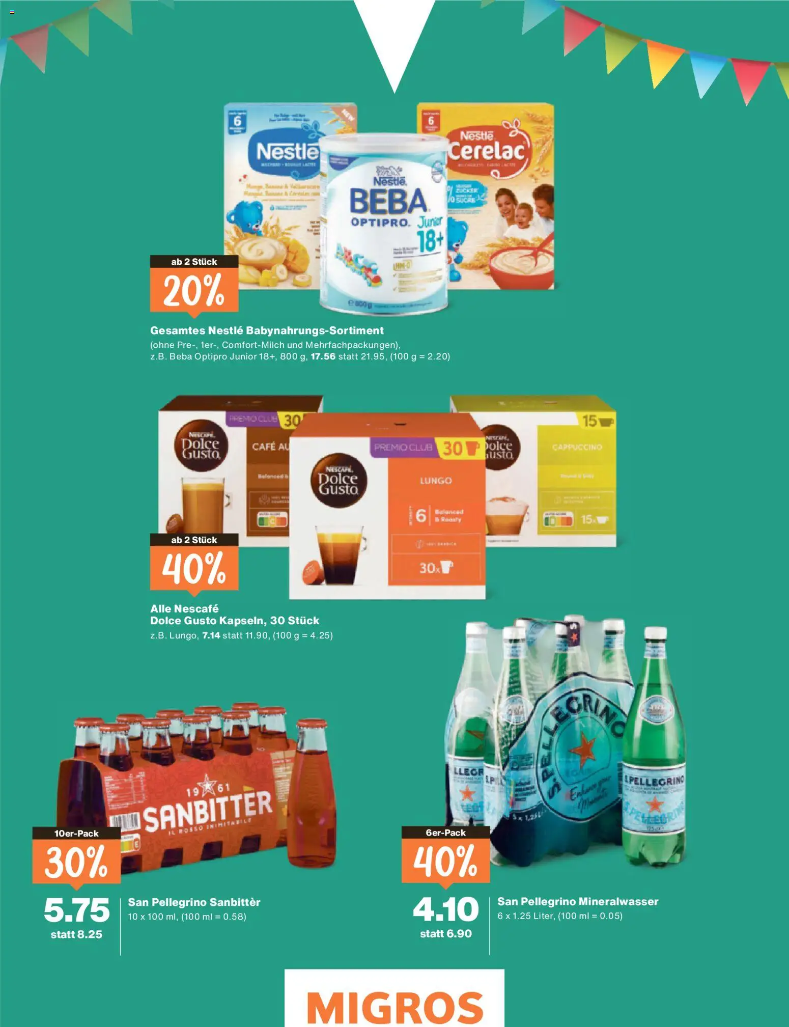 Migros aktionen Magazin – gültig ab 01.07.2026 | Seite: 21 | Produkte: Mineralwasser, Zucker