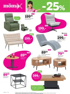Mömax katalog akcije – veljaven od 16.08.2026 | Stran: 6 | Izdelki: Mizica, Klubska miza, Fotelj, Miza