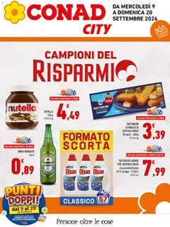 Anteprima del volantino Conad volantino City Campania valido a partire dal 09/09/2026