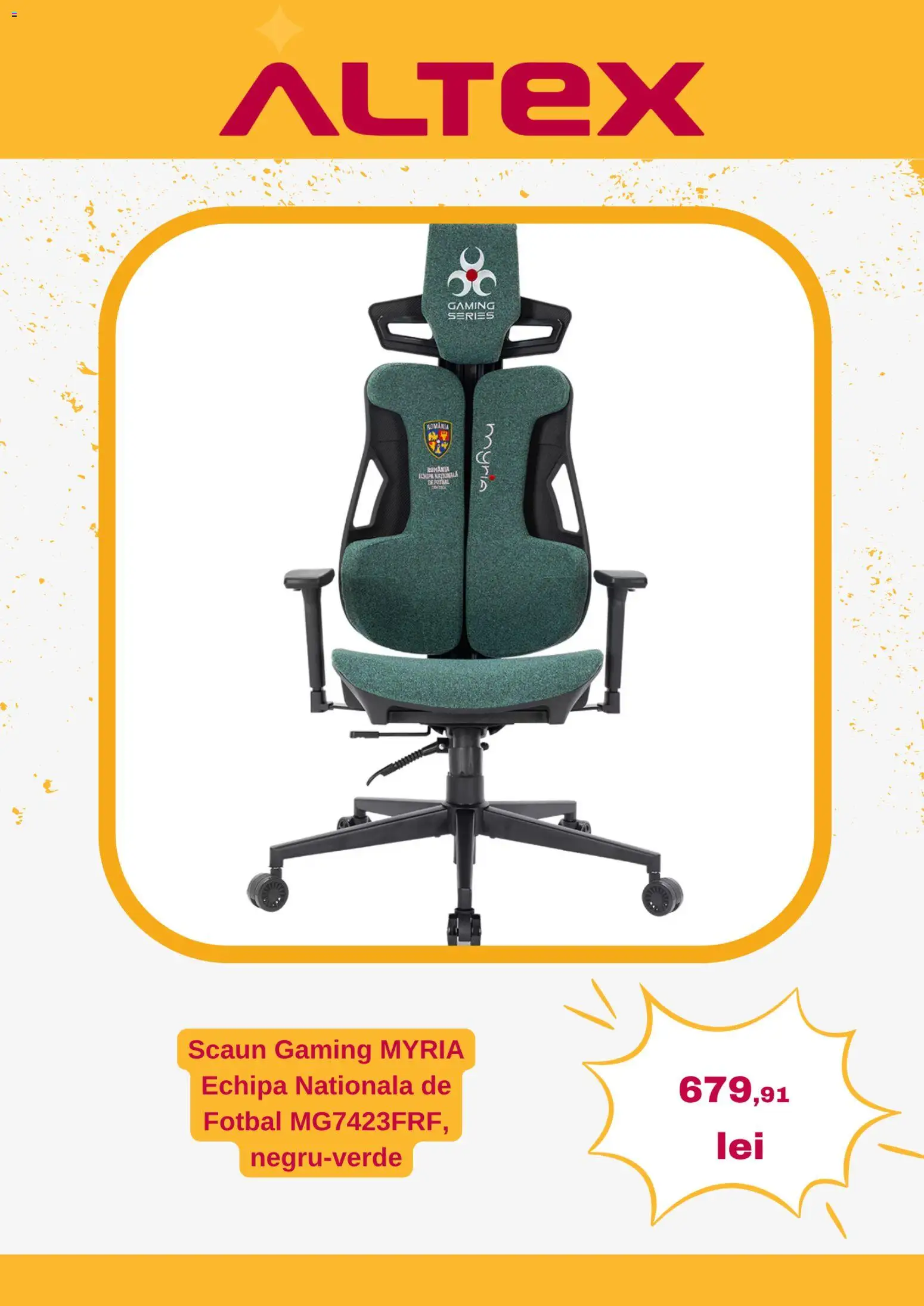 Noul catalog Altex – valabil de la 11.06.2026 | Pagină: 5 | Produse: Scaun gaming, Scaun
