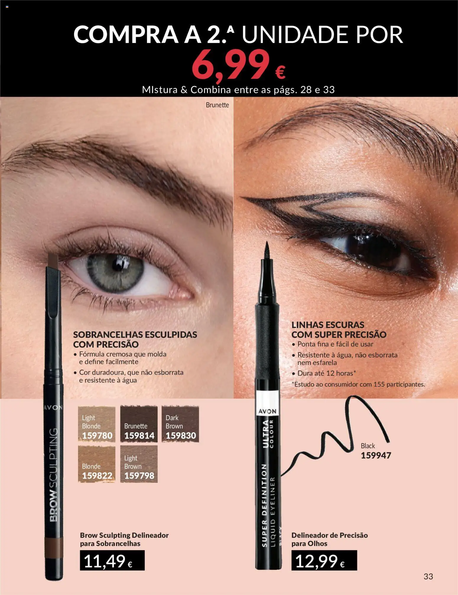Catálogo Avon Campanha 5 │ válido de 01.05.2026 | Página: 33 | Produtos: Agua, Delineador