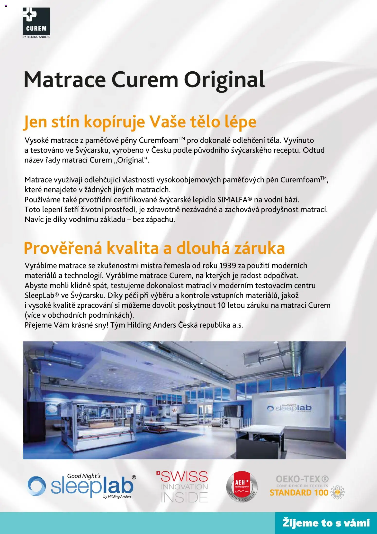 ASKO nábytek leták - Matrace Curem od 01.01.2026 | Strana: 11 | Produkty: Matrace