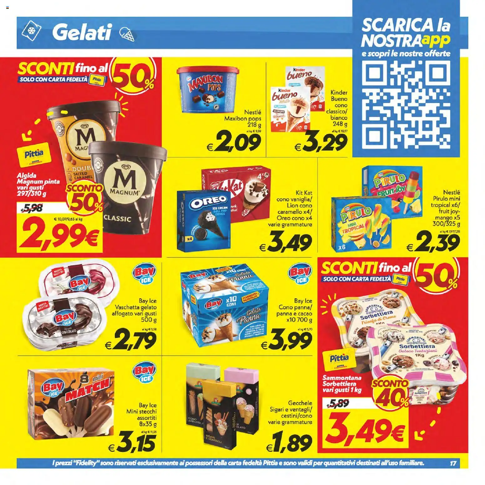 Volantino SuperConveniente del 02/07/2026 | Pagina: 17 | Prodotti: Panna, Gelato, Mango, Cacao