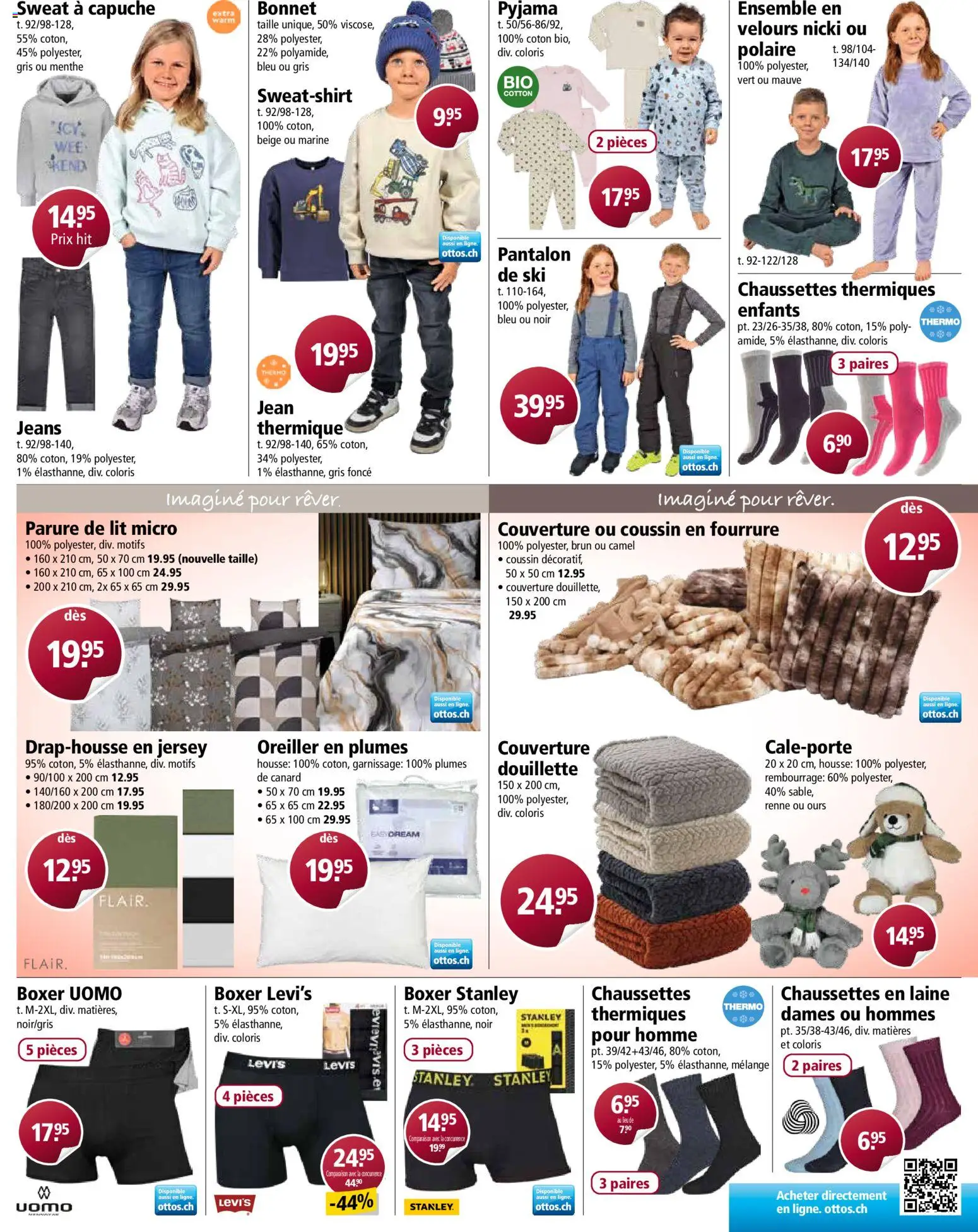 Otto's aktionen FR – gültig ab 03.11.2026 | Seite: 9 | Produkte: Pyjama, Boxer, Jeans, Sweatshirt