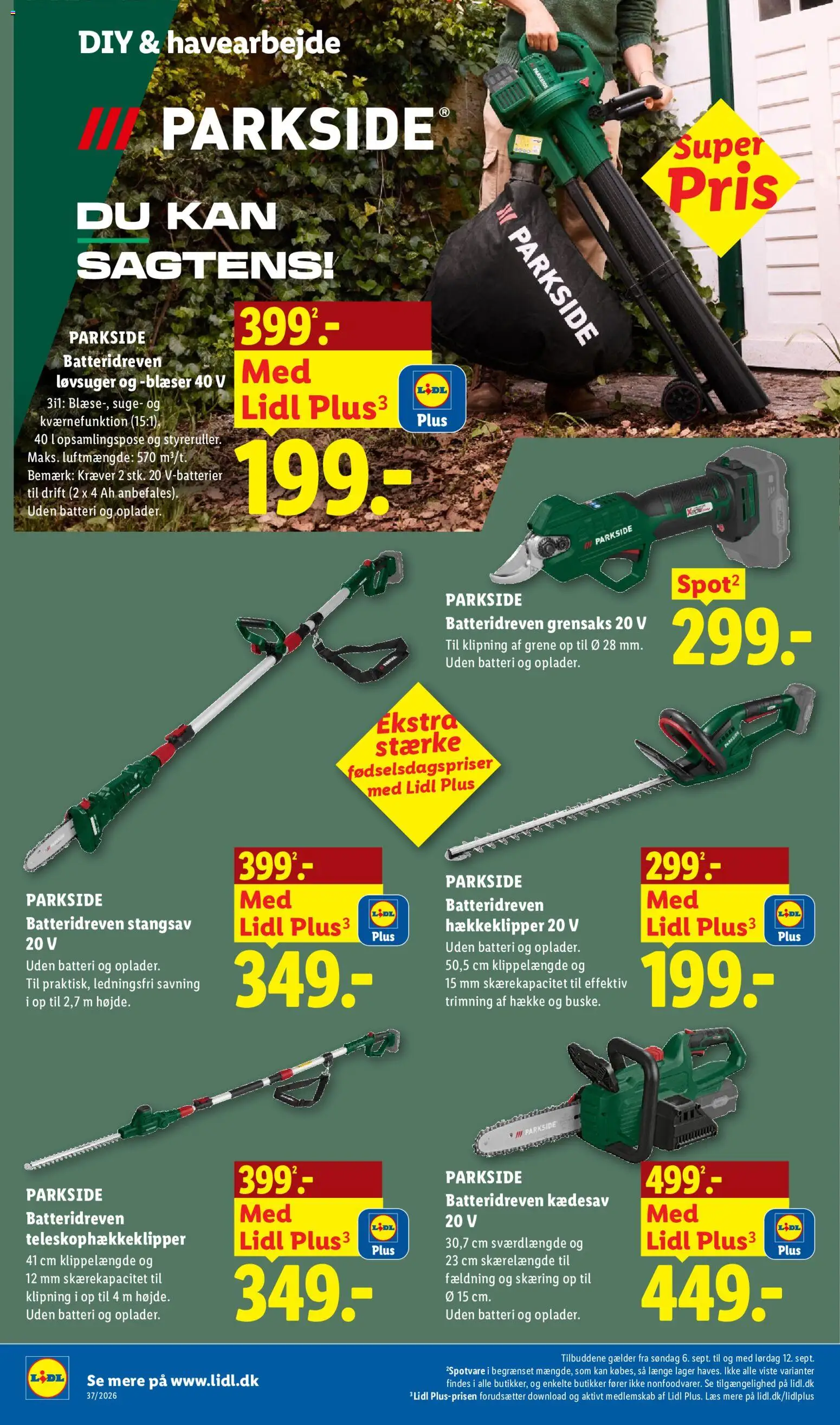 Lidl tilbudsavis – gyldig fra 06/09/2026 | Side: 19 | Produkter: Batterier, Søm, Batteri