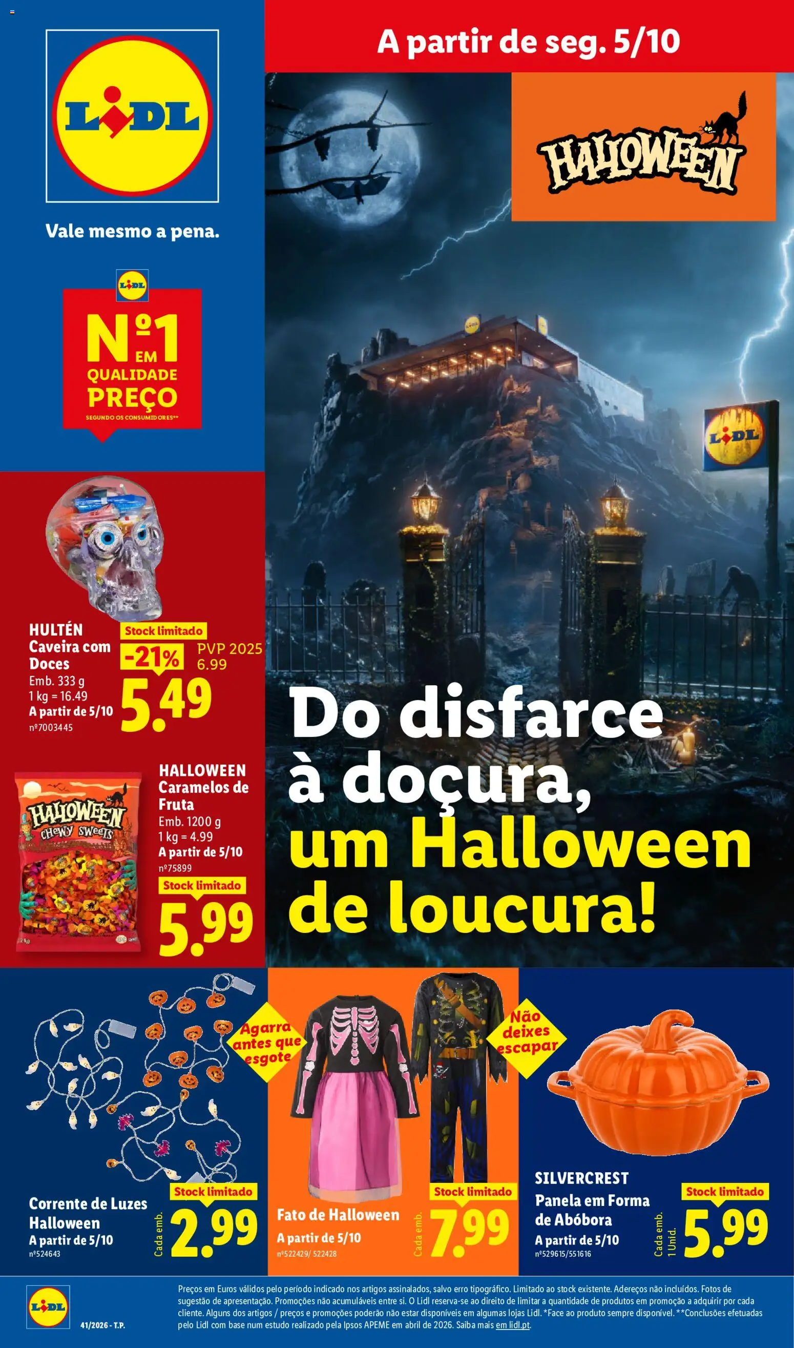 Lidl Segunda-feira 5 Outubro