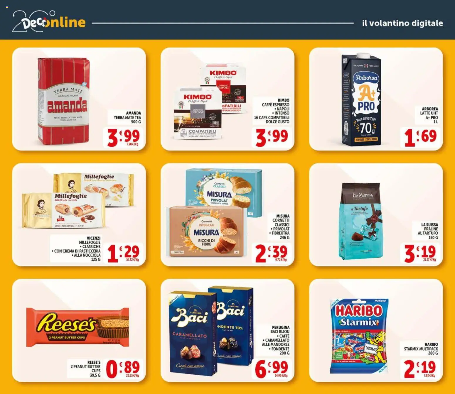 Volantino Decò del 20.05.2026 | Pagina: 29 | Prodotti: Tartufo, Uova, Caffè, Mandorle