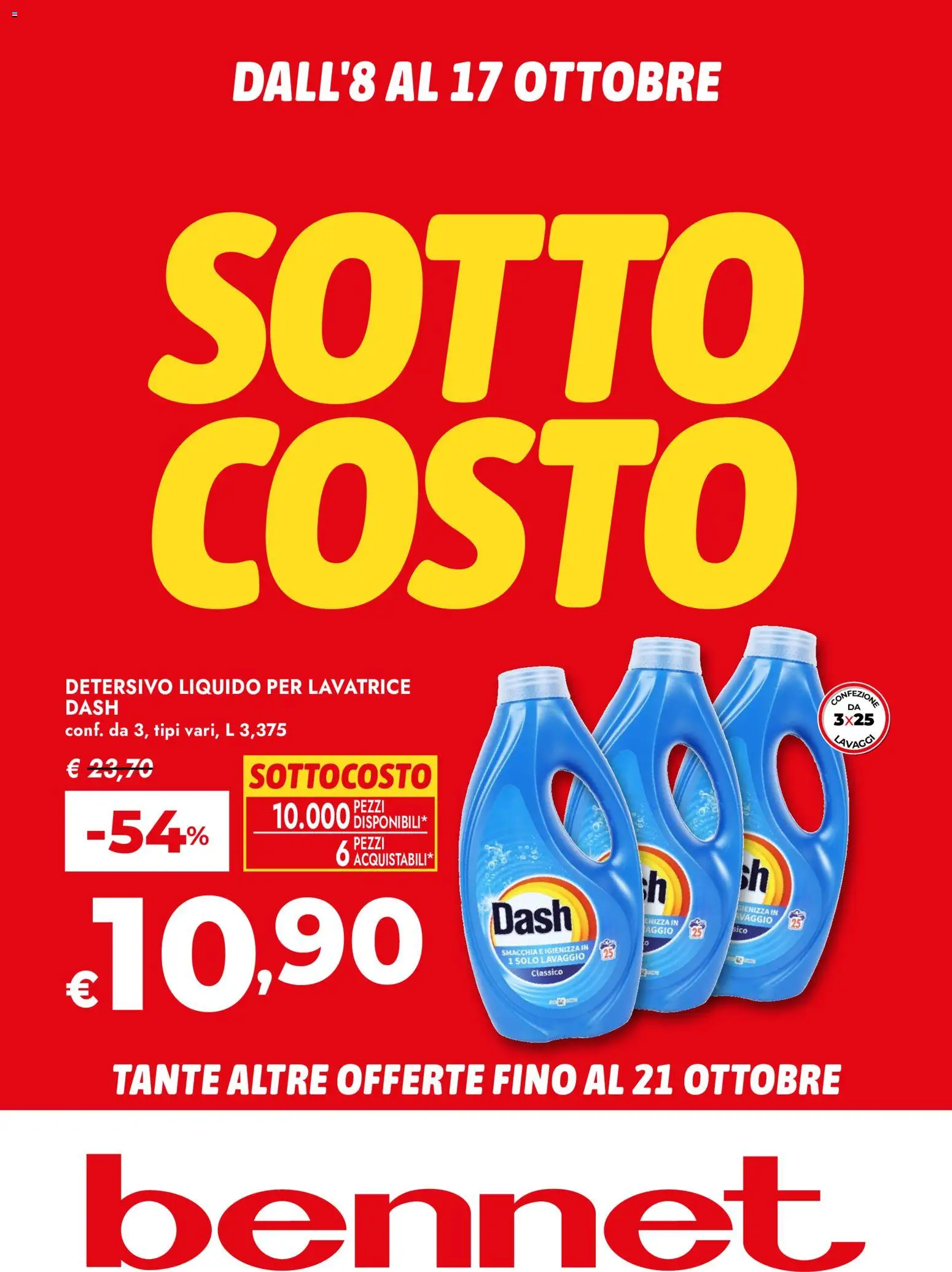 Volantino bennet del 08/10/2026 | Pagina: 1