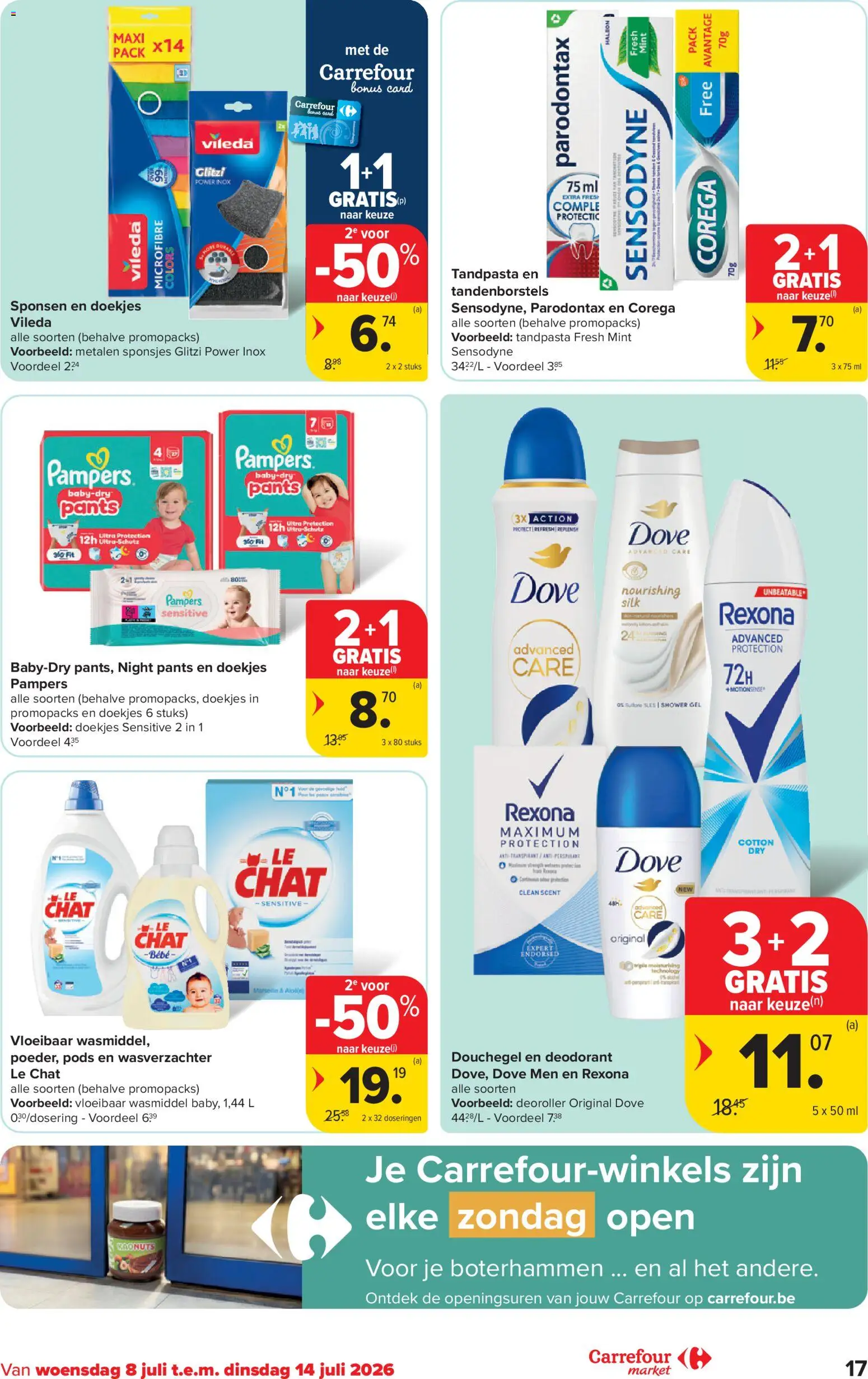 {H1} | Pagina: 17 | Producten: Gel, Deodorant, Antitranspirant, Wasmiddel