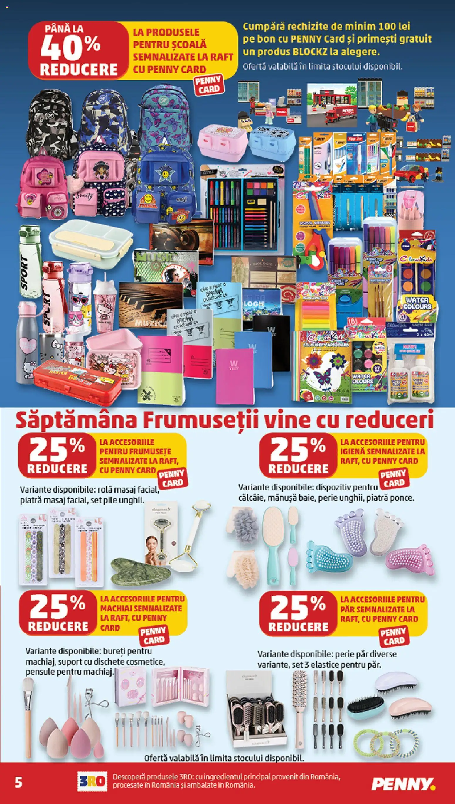 Noul catalog PENNY – valabil de la 02.09.2026 | Pagină: 5 | Produse: Piatră ponce, Perie, Sport, Suport