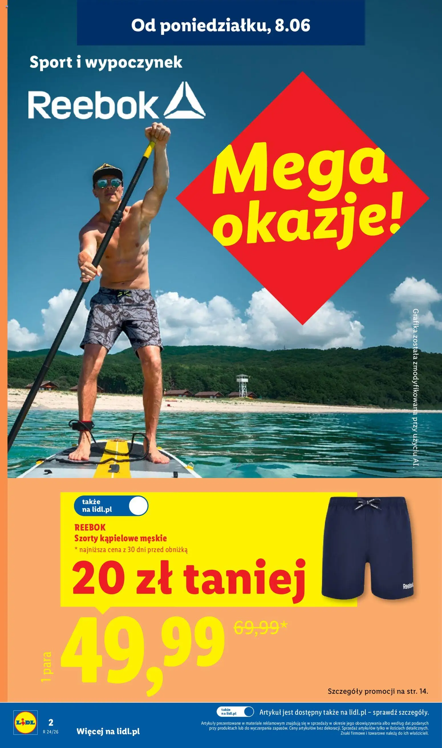 Lidl Katalog od 08.06.2026 | Strona: 2 | Produkty: Szorty