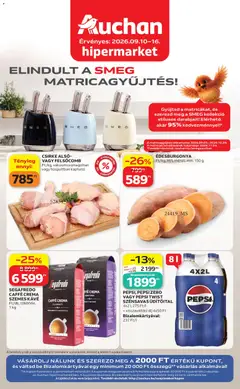 Auchan akciós újság - amely érvényes a következő dátumtól: 2026.09.10.
