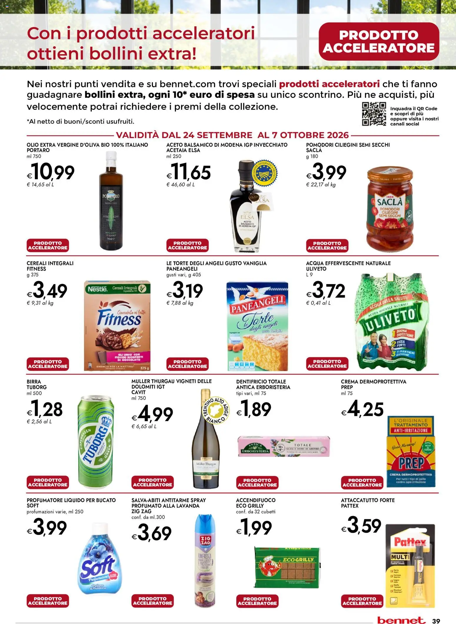Volantino bennet del 24/09/2026 | Pagina: 39