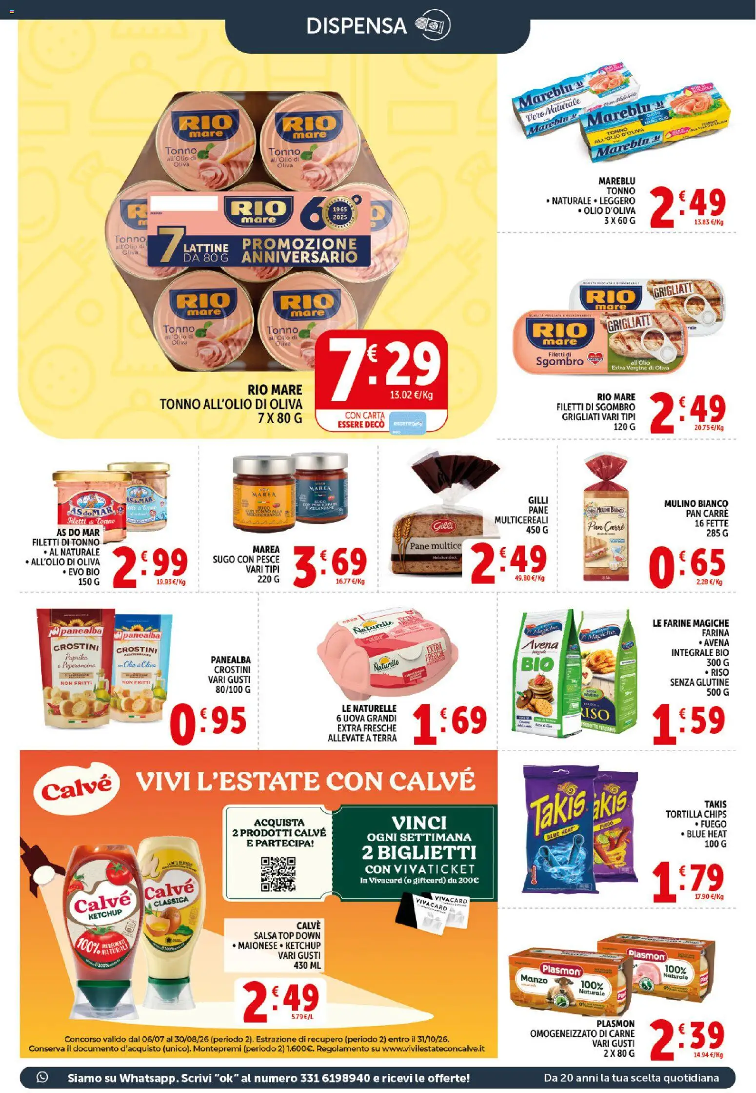 Volantino Decò del 10/07/2026 | Pagina: 13 | Prodotti: Pesce, Salsa, Olio, Tonno