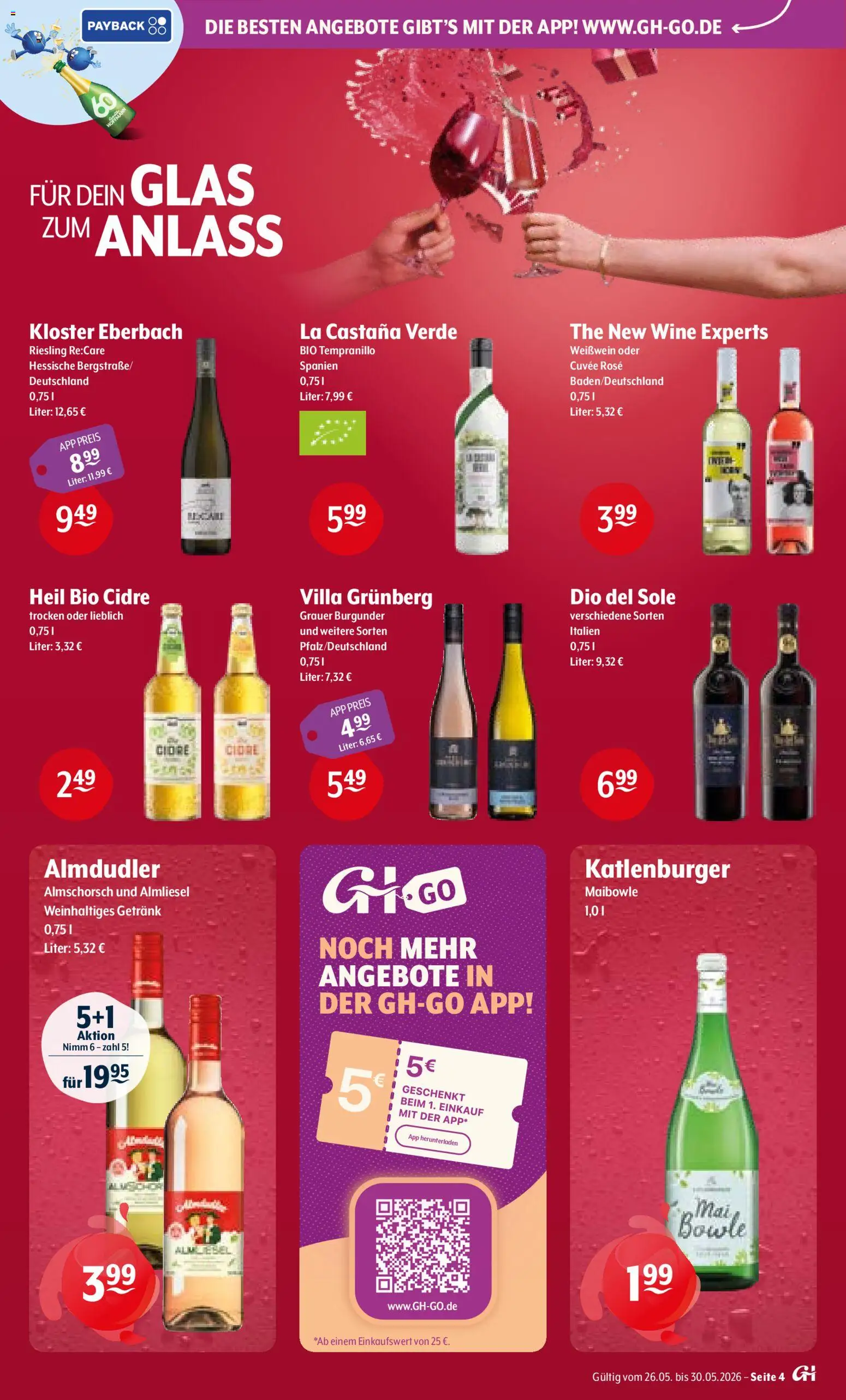 Trink und Spare Prospekt – gültig ab 26.05.2026 | Seite: 4 | Produkte: Weißwein