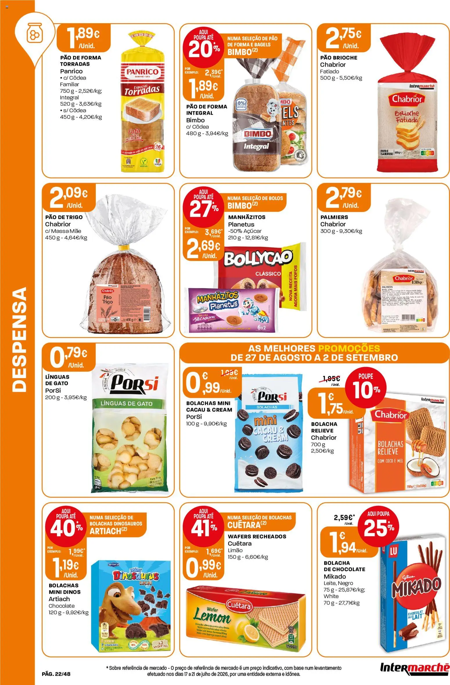 Intermarché folheto │ válido de 27/08/2026 | Página: 22