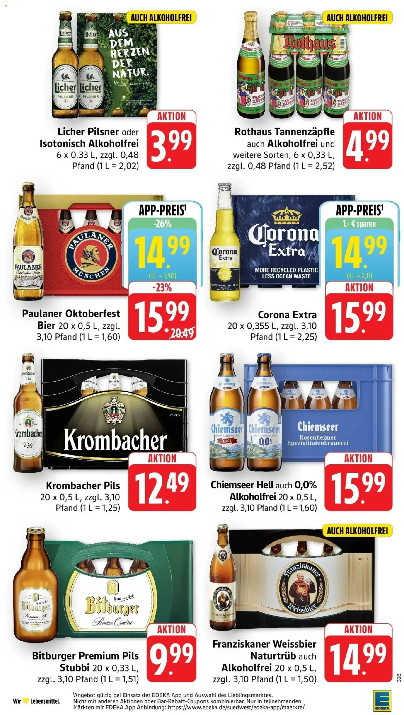 Edeka Prospekt Bad Camberg (ab 14.09.2026) » Angebote Online | Seite: 21 | Produkte: Franziskaner, Bier, Weißbier, Krombacher