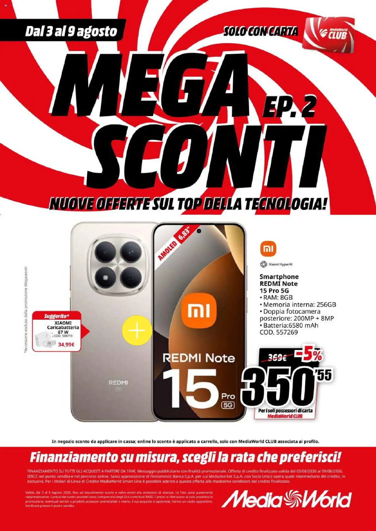 Volantino Media World del 03/08/2026 | Pagina: 5