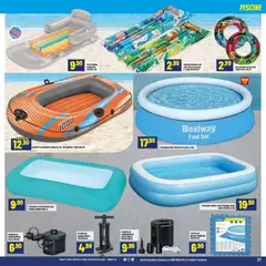 Anteprima del volantino RisparmioCasa volantino valido a partire dal 27/06/2026 | Pagina: 21 | Prodotti: Piscina, Salvagente, Poltrona, Tappeto