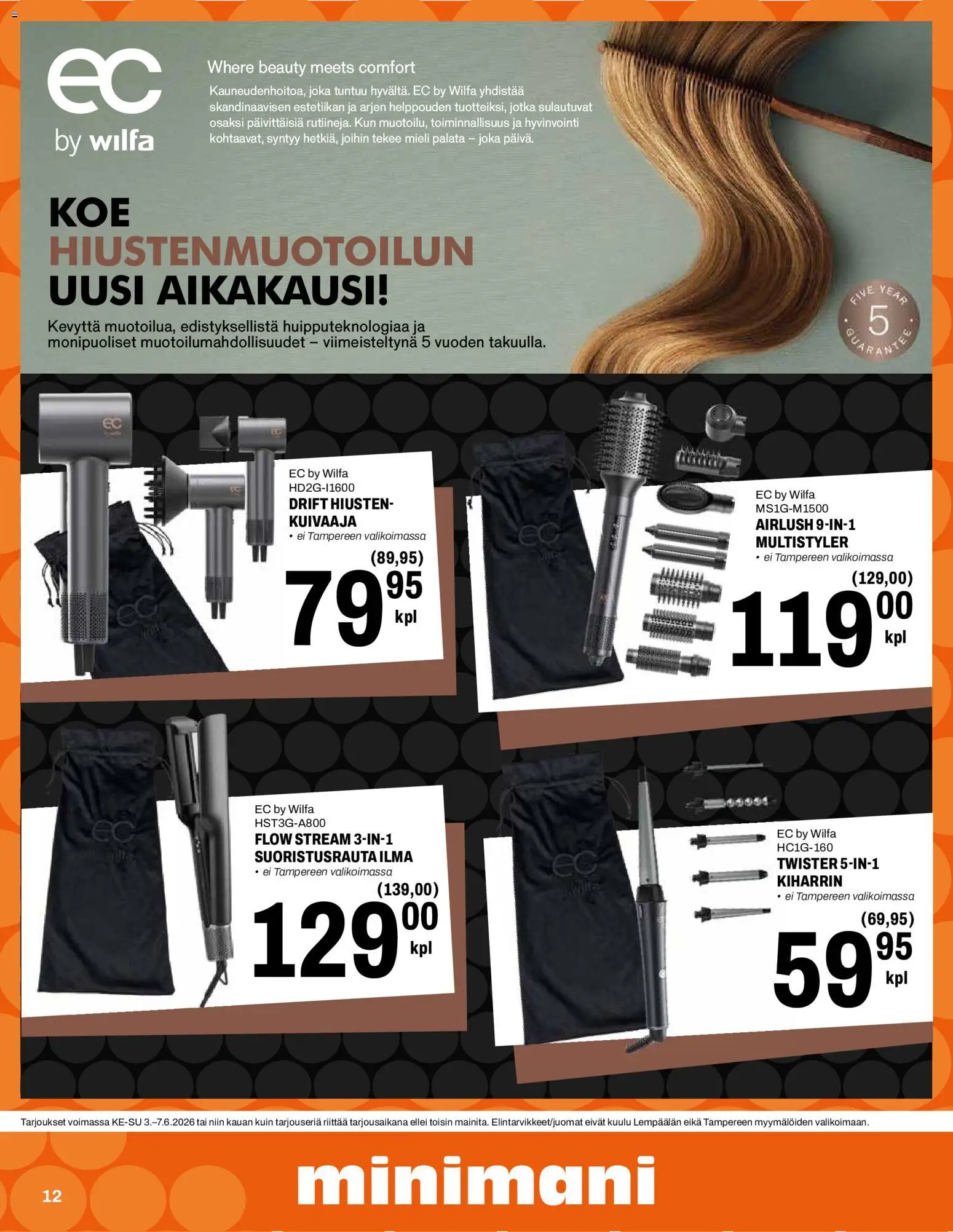 Minimani tarjoukset – voimassa 03.06.2026 alkaen | Sivu: 12 | Tuotteet: Kiharrin