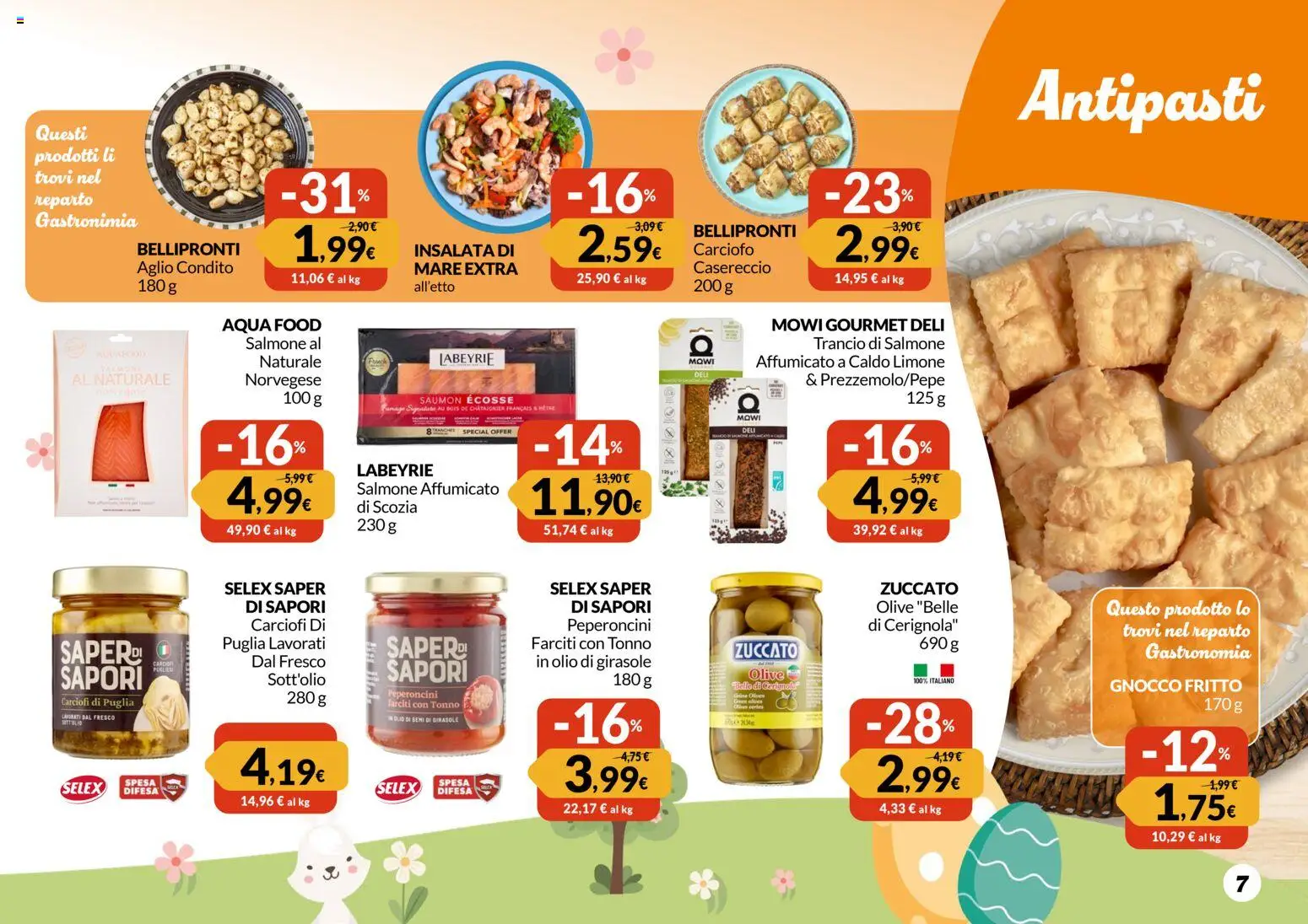 Volantino Galassia del 12.03.2026 | Pagina: 7 | Prodotti: Insalata, Olio, Carciofi, Olio di girasole