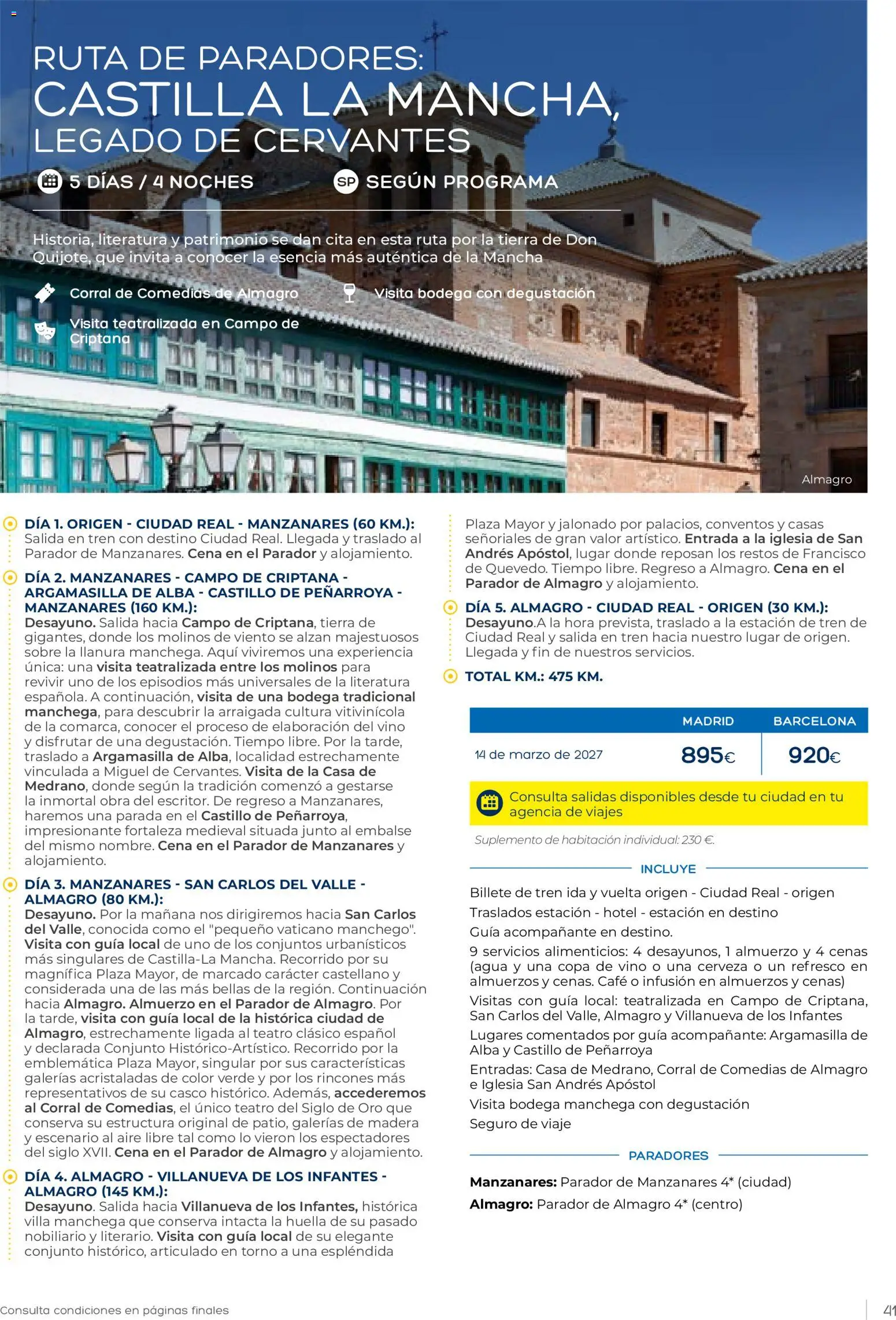 Viajes El Corte Inglés Club de Vacaciones otoño primavera │ válido desde el 01/09/2026 | Página: 41 | Productos: Café, Cerveza, Tierra, Agua