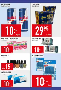 Matdax erbjudanden - Förhandsvisning av reklamblad från butik Matdax aktuell från 29/06/2026 | Sida: 19 | Produkter: Red bull, Avfallspåsar, Energidryck, Hallon
