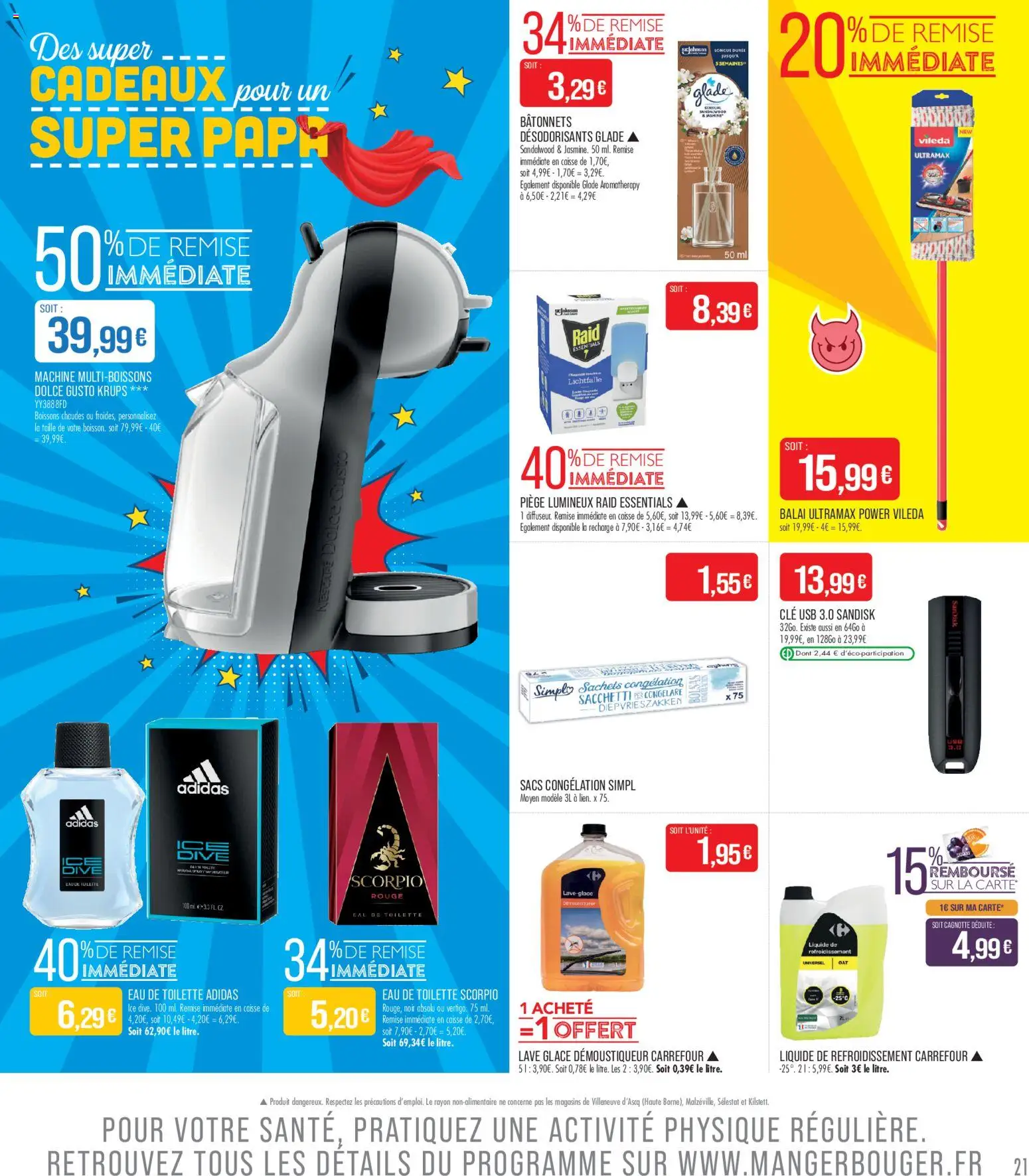 {H1} | Page: 21 | Produits: USB, Eau de toilette, clé USB, Vileda