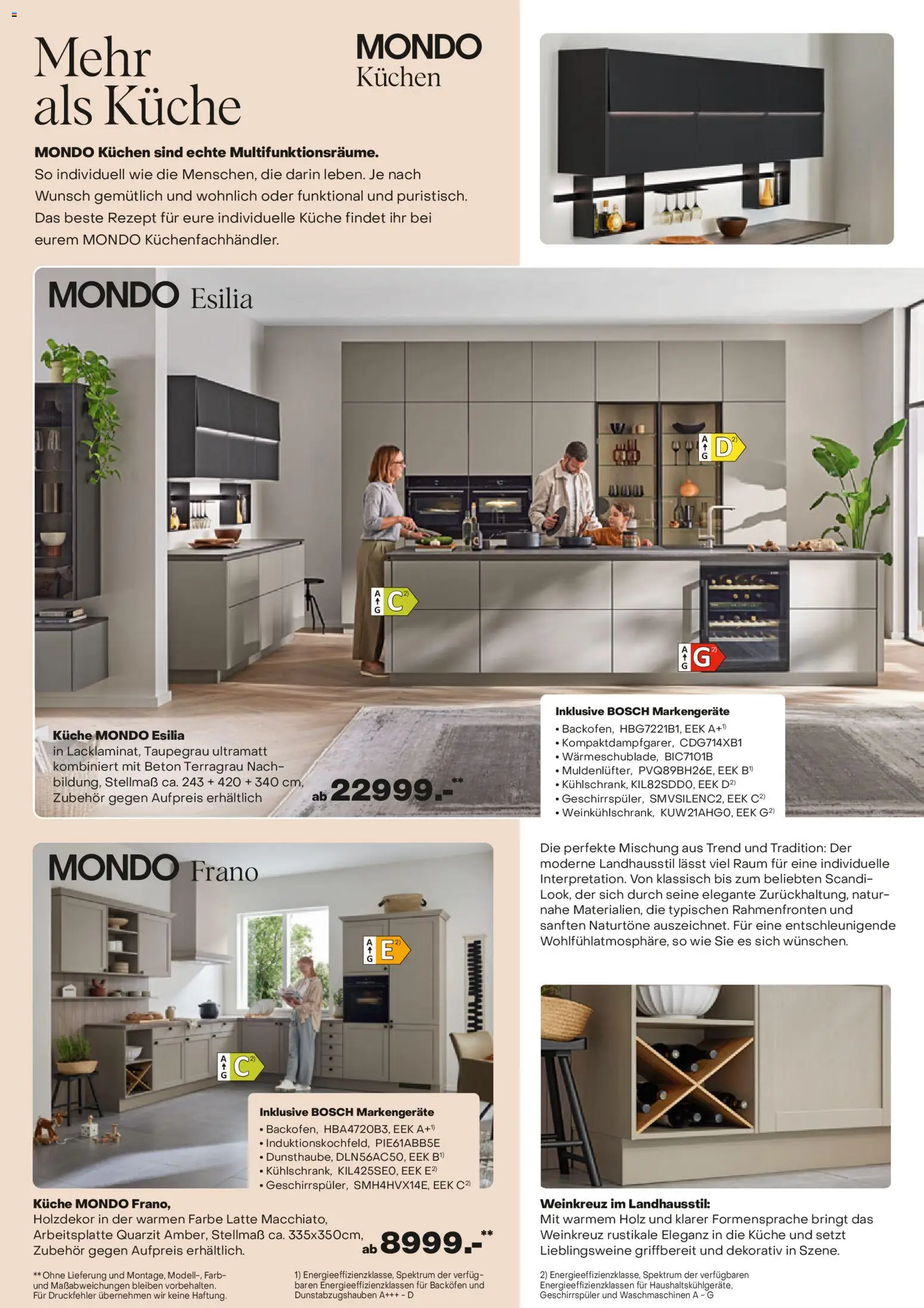 Ostermann Mondo Herbstprospekt 2026 – gültig ab 05.10.2026 | Seite: 32 | Produkte: Bosch, Küche, Backofen, Kuchen