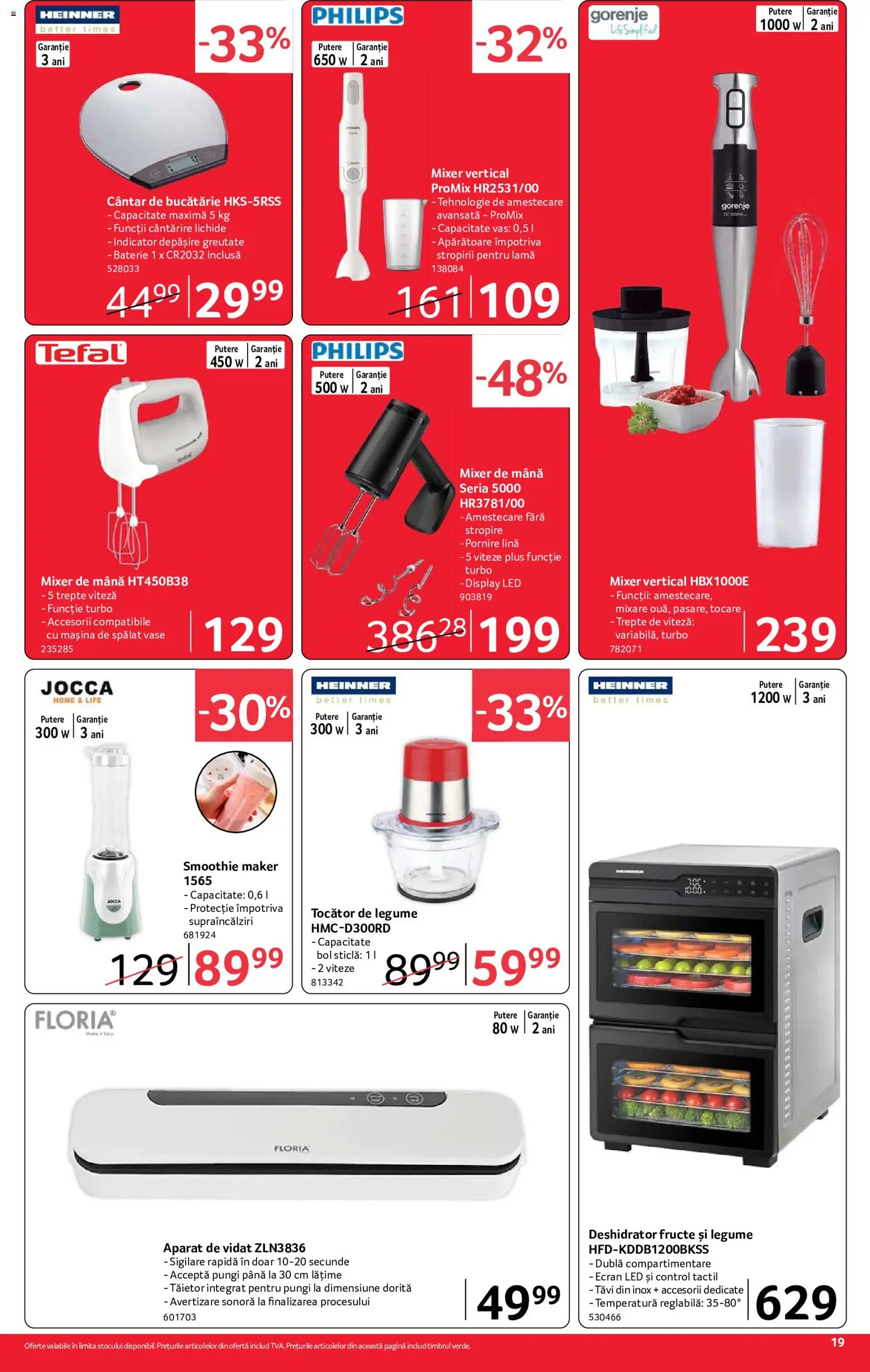 Noul catalog Selgros – valabil de la 24.07.2026 | Pagină: 19 | Produse: Bol, Bucătărie, Tocător, Fructe