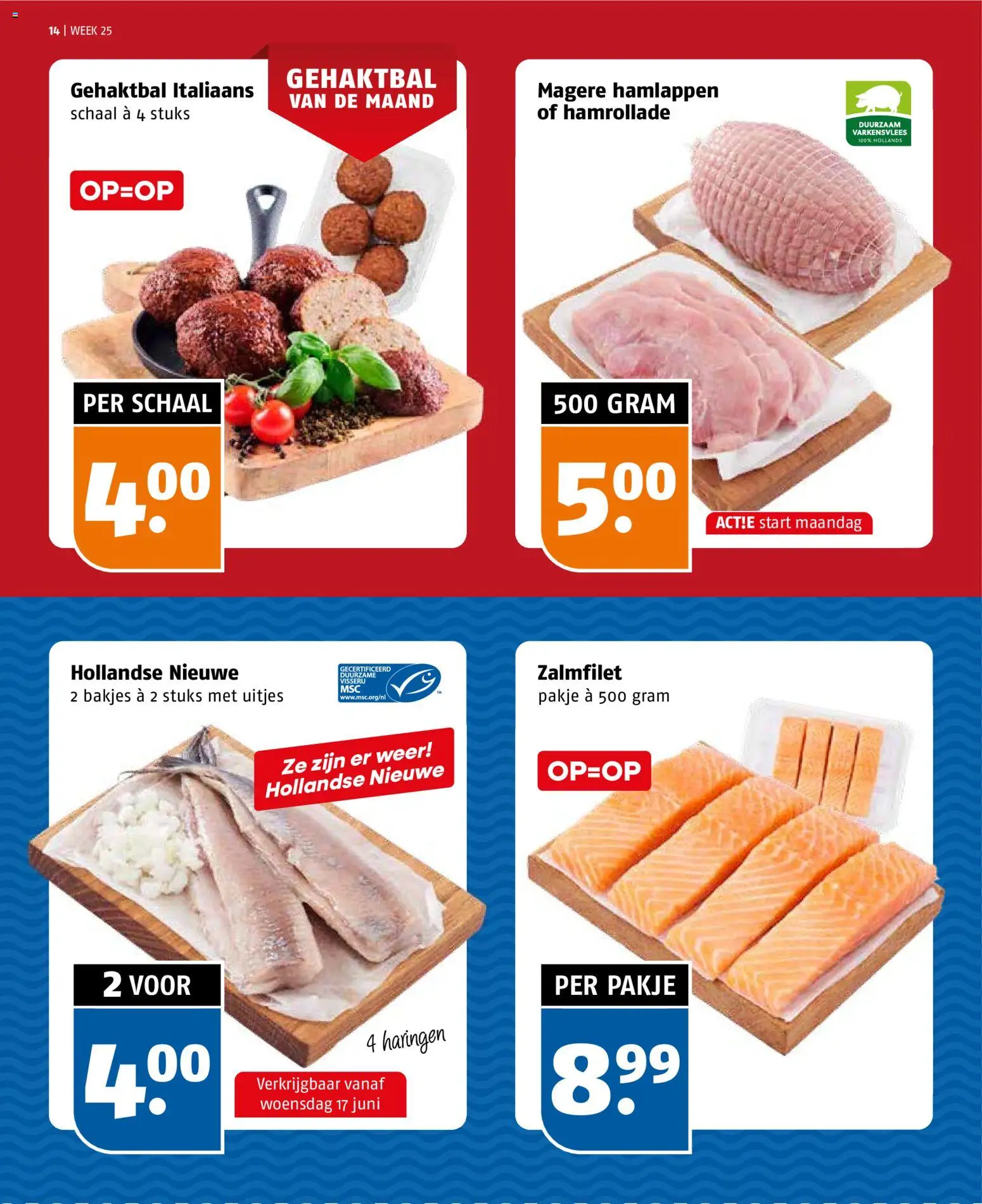 {H1} | Pagina: 14 | Producten: Varkensvlees, Schaal