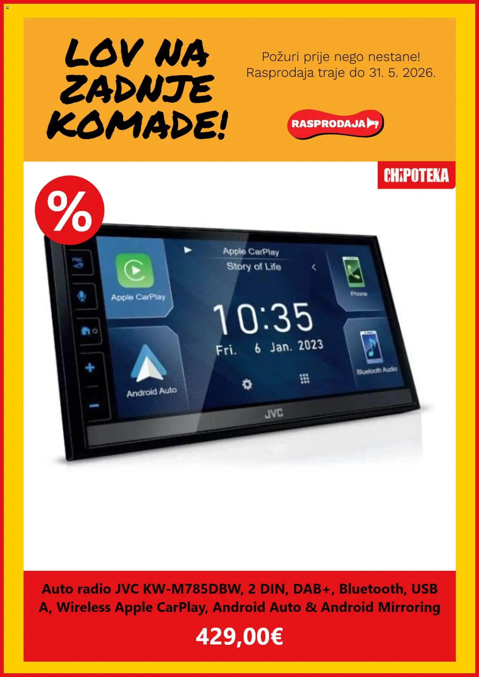 Chipoteka katalog | vrijedi od 04.05.2026 | Stranica: 5 | Proizvodi: Audio, Radio, USB