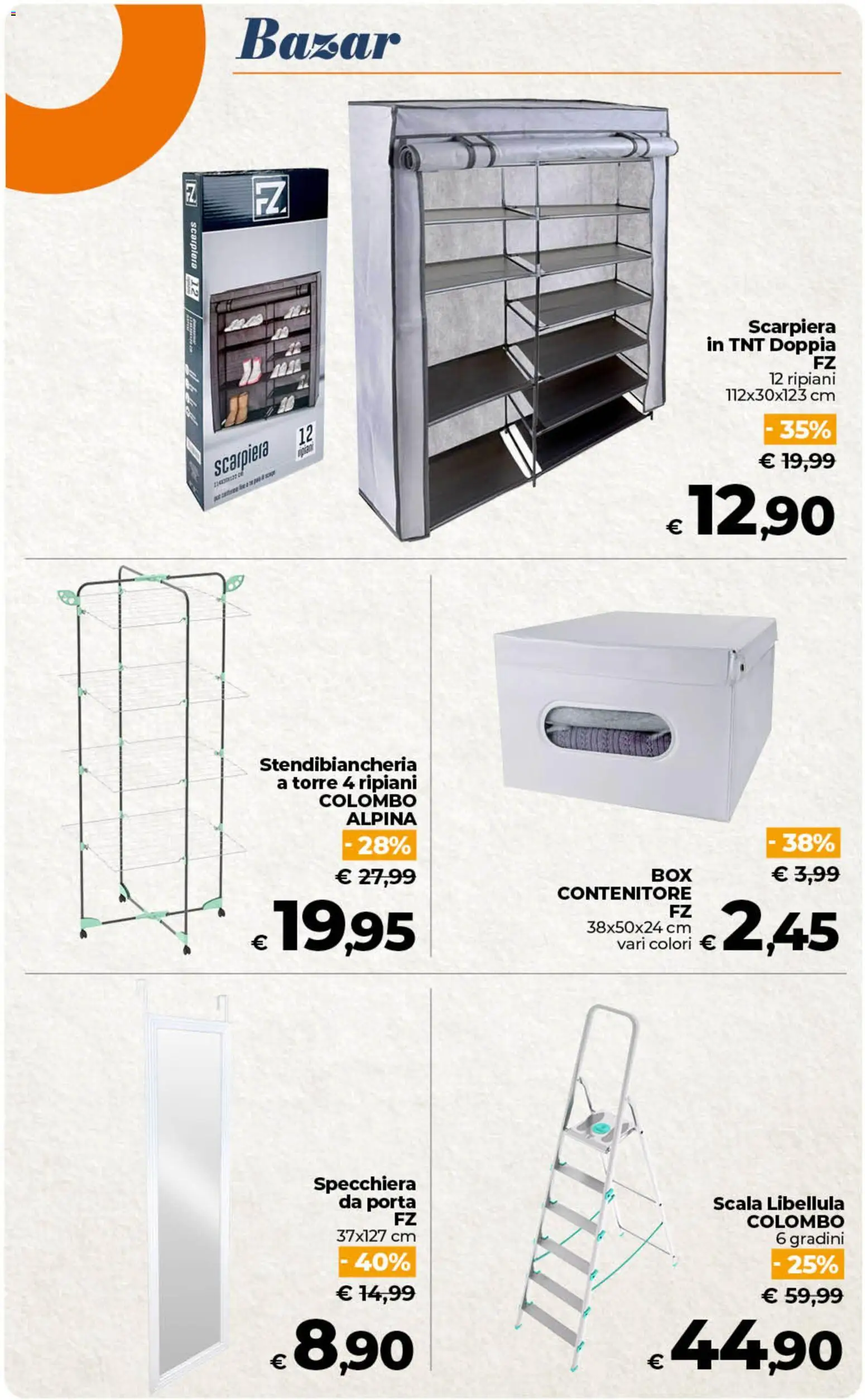 Volantino Ipercoop del 29.05.2026 | Pagina: 57 | Prodotti: Stendibiancheria, Scala, Contenitore, Scarpiera