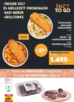 Interspar Hódmezővásárhely üzlet újranyitás - amely érvényes a következő dátumtól: 2026.10.08. | Oldal: 2 | Termékek: Grillcsirke, Sült, Alaszkai tőkehalfilé, Tőkehalfilé