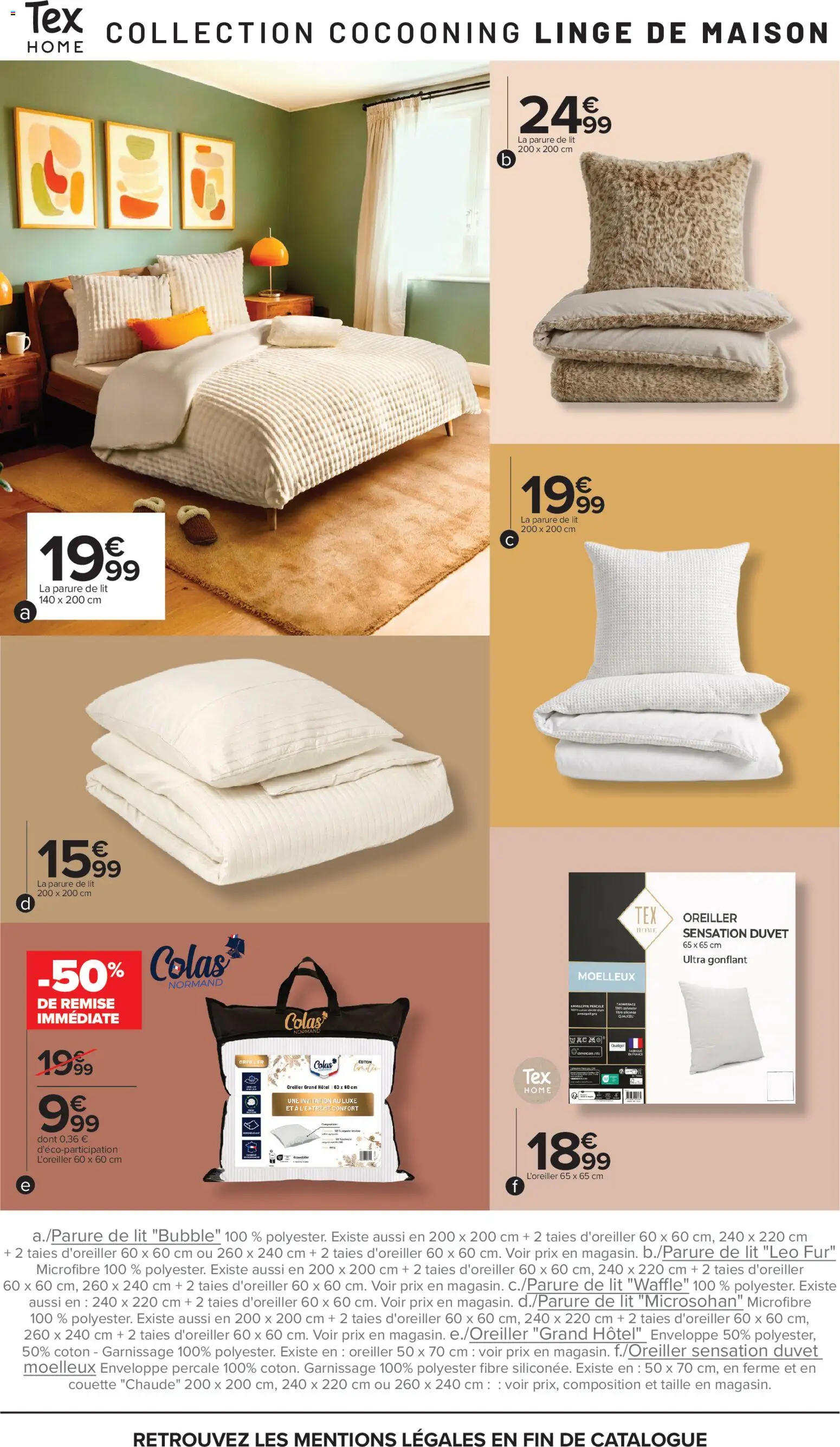 {H1} | Page: 14 | Produits: Coton, Enveloppe, Lit, Couette