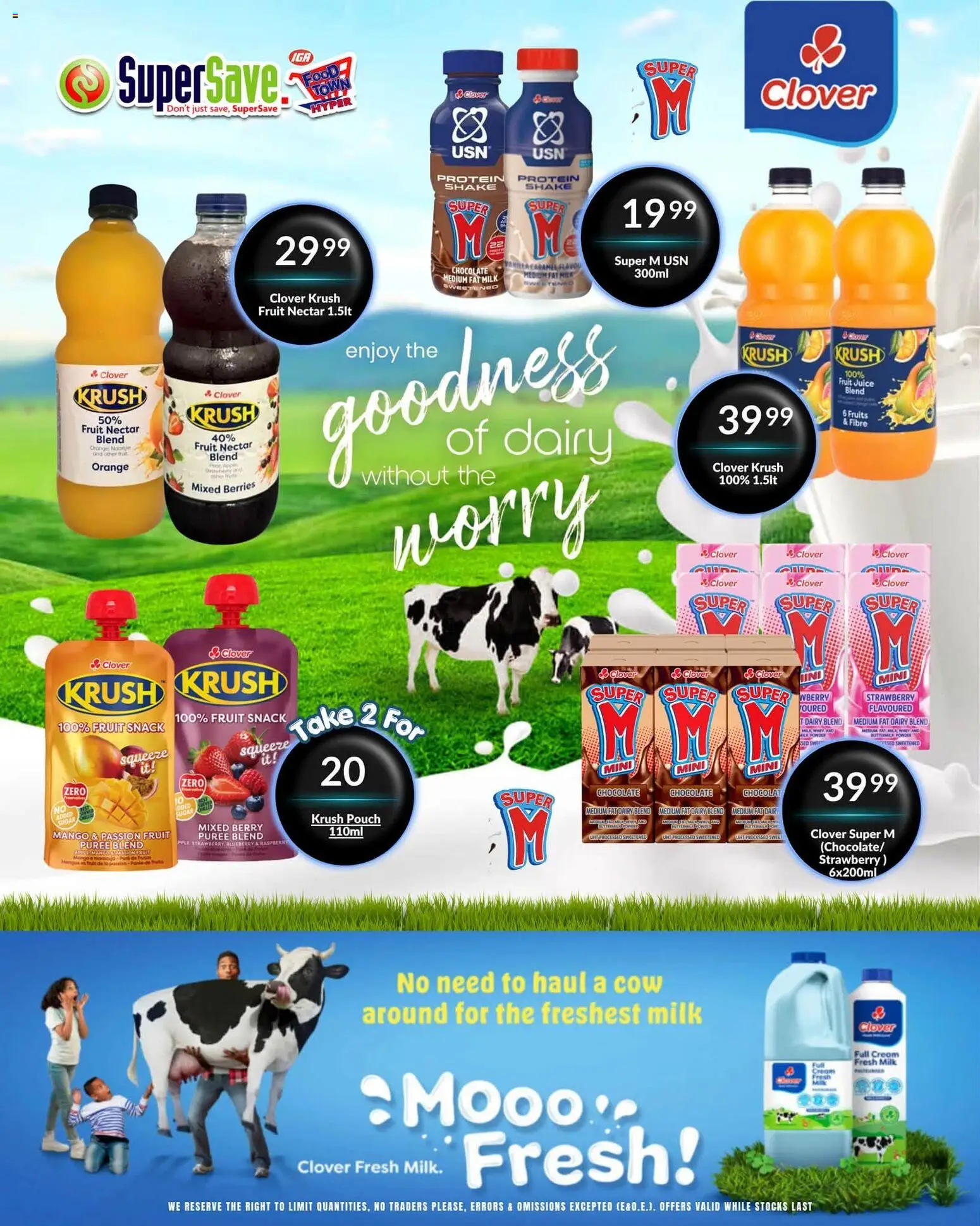 New Super Save catalogue – valid from 06/08/2026 | Page: 36 | Products: Chocolate, Powder, Fruit, Dairy blend