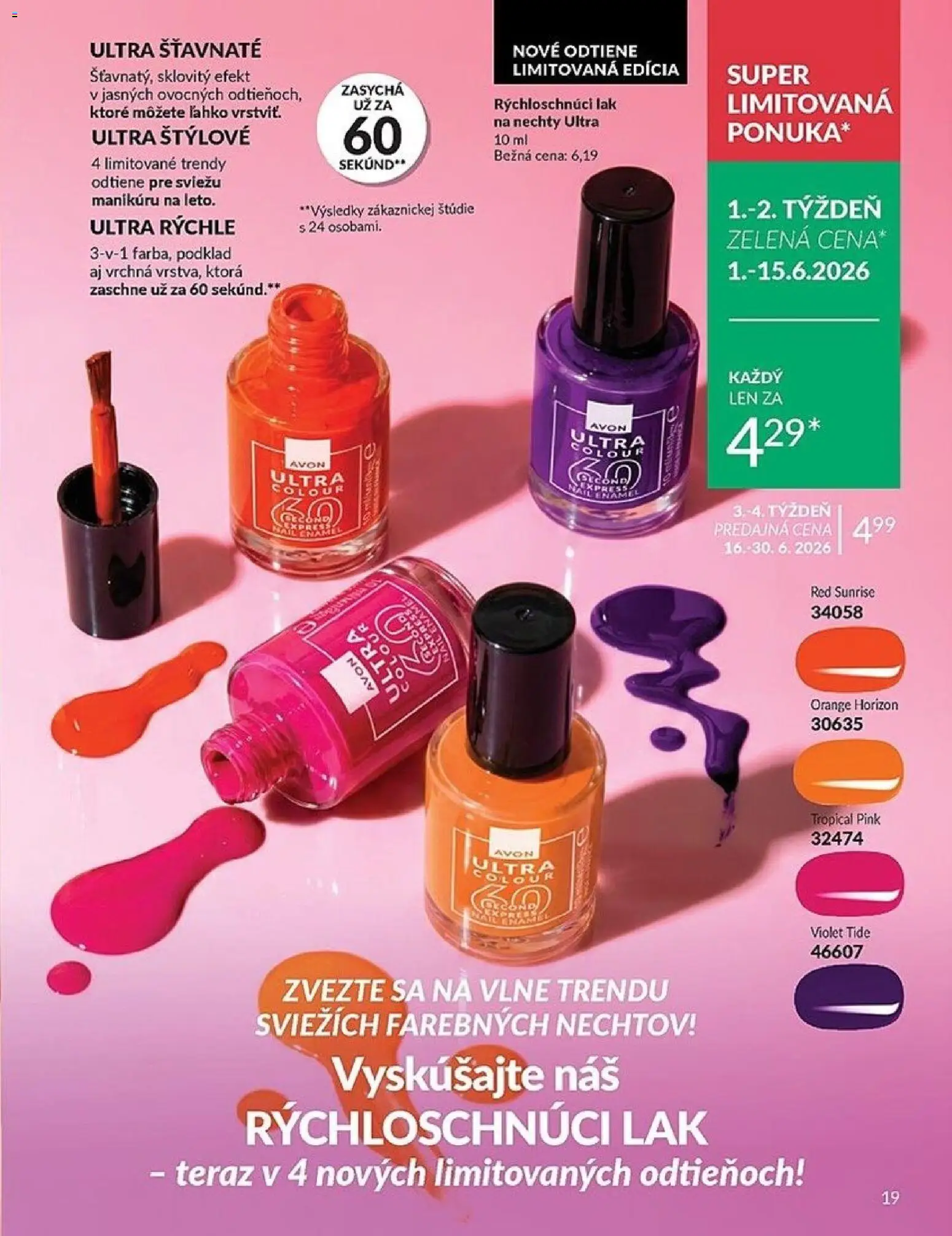 Nové Avon akcie – leták je platný od 01.06.2026 | Strana: 19