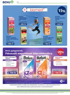 BENU Gyógyszertárak akciós újság - amely érvényes a következő dátumtól: 01.06.2026 | Oldal: 18 | Termékek: Óra
