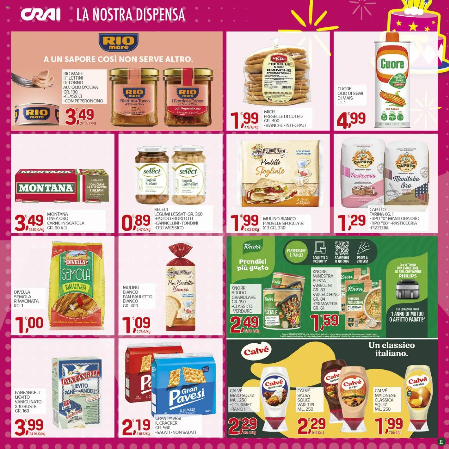 Volantino CRAI del 01/10/2026 | Pagina: 11 | Prodotti: Legumi, Friggitrice ad aria, Cannellini, Maionese