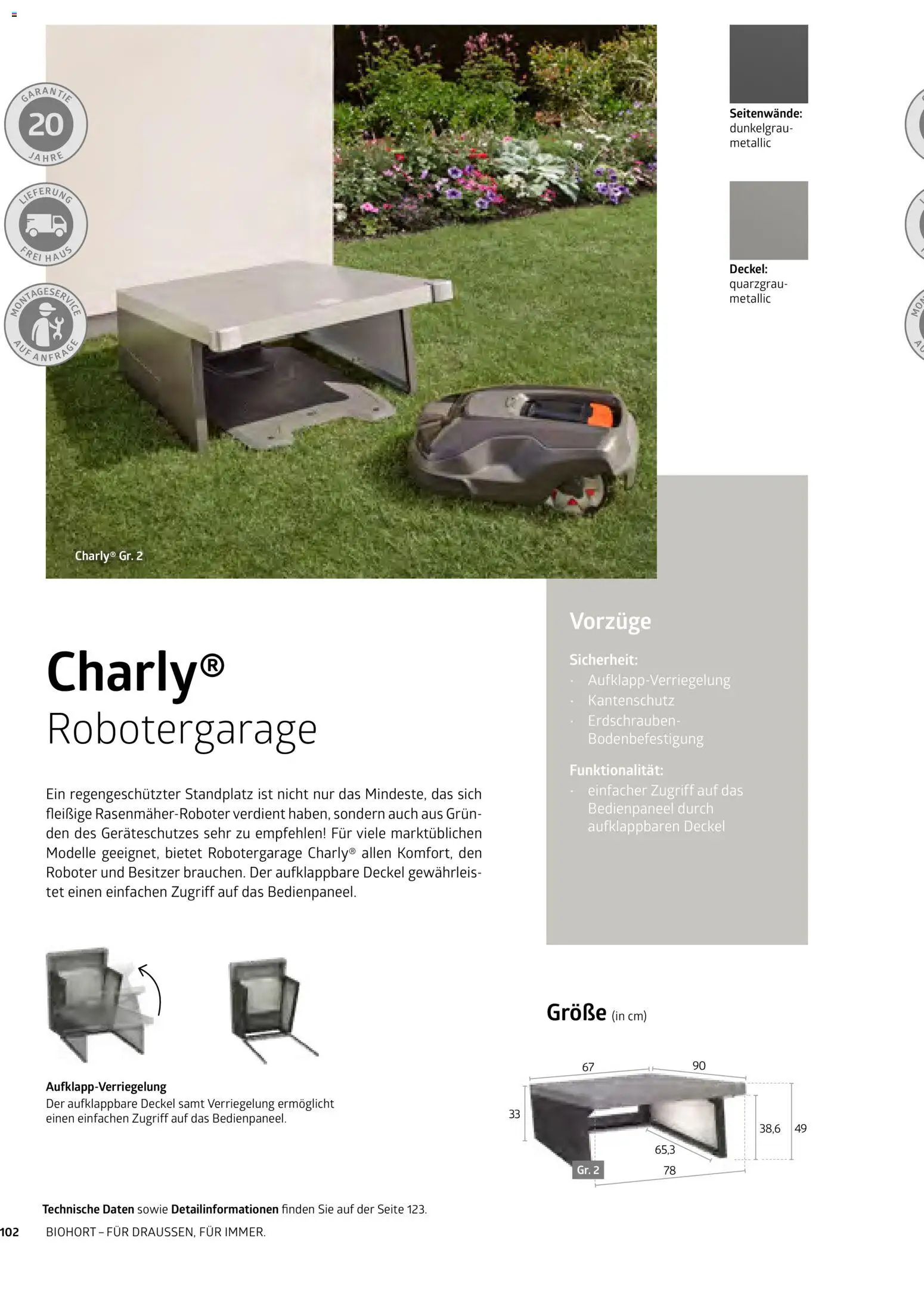 Dehner Biohort – Metall für Garten & Terrasse – gültig ab 01.01.2026 | Seite: 102 | Produkte: Roboter