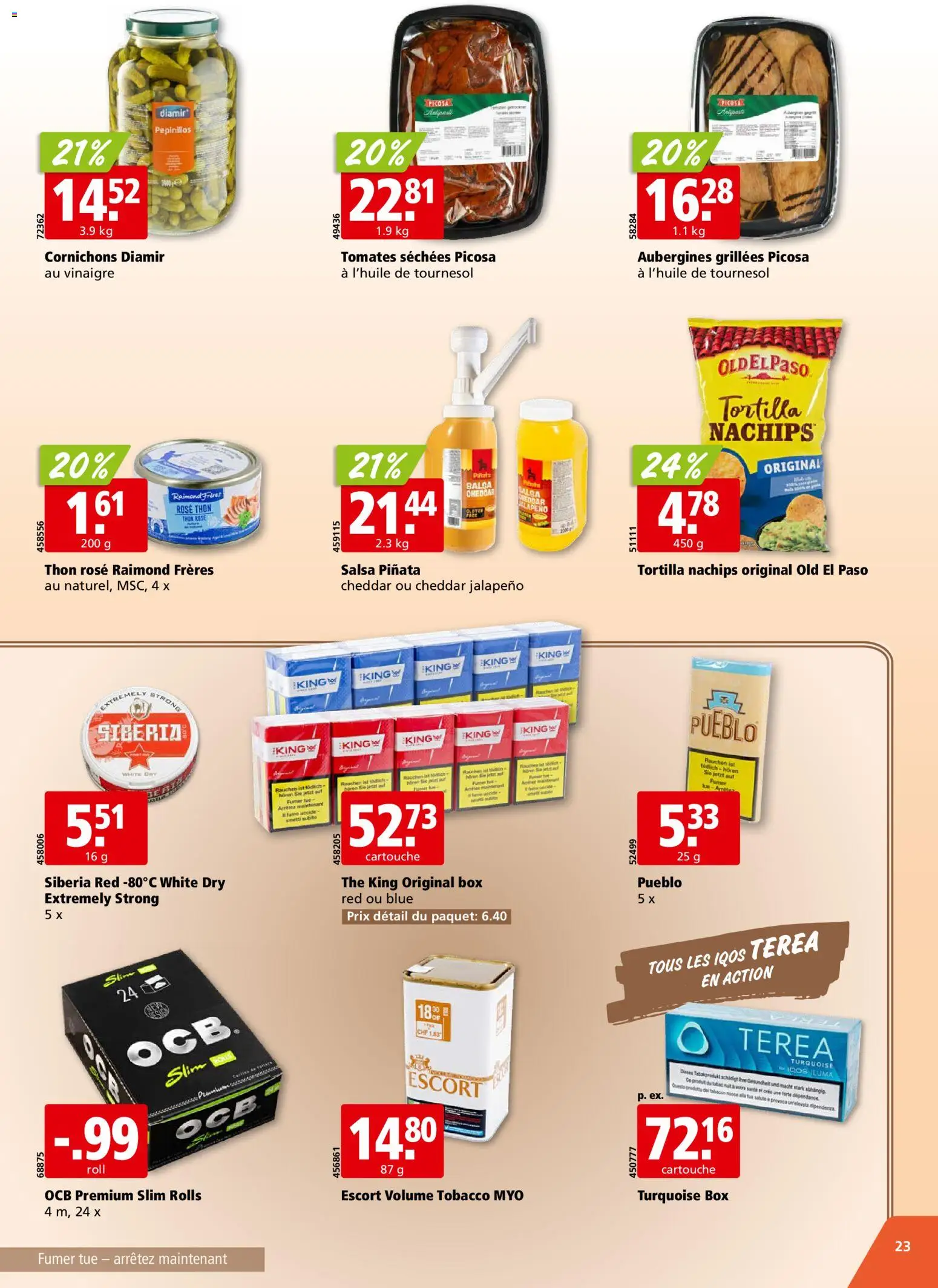 Aligro aktionen Chavannes, Matran, Genève, Sion – gültig ab 02.11.2026 | Seite: 23 | Produkte: Box