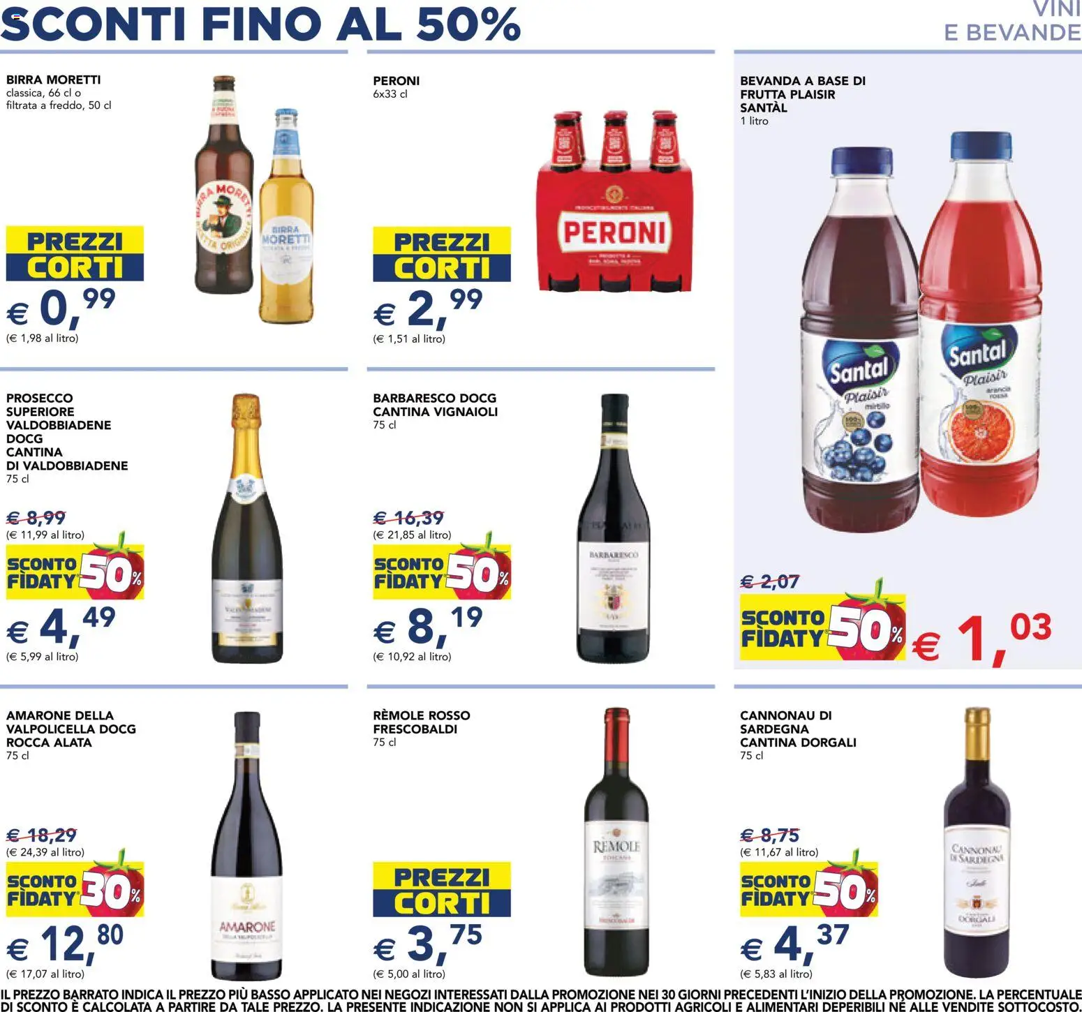 Volantino Esselunga S del 07/10/2026 | Pagina: 13 | Prodotti: Birra, Prosecco, Bevande, Frutta