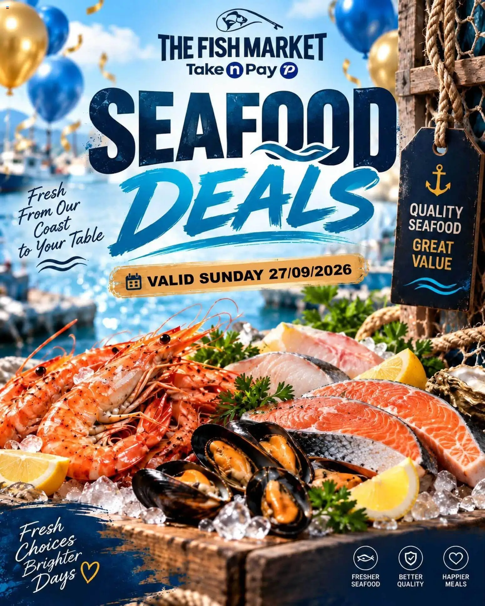 New Take n Pay catalogue – valid from 27/09/2026 | Page: 30 | Products: Table, Fish, Seafood