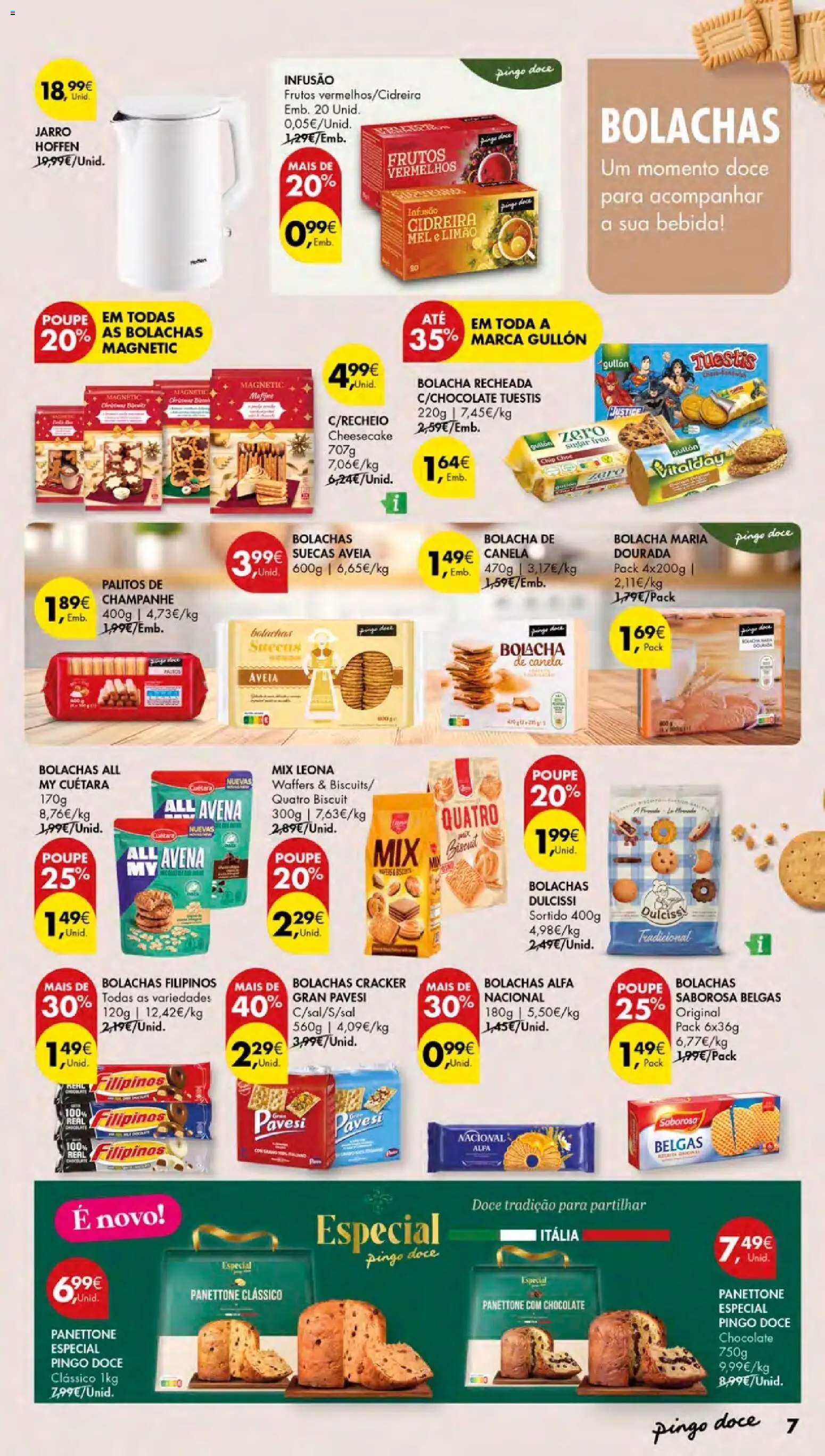 Pingo Doce folheto Bebidas Quentes │ válido de 15/10/2026 | Página: 7 | Produtos: Aveia, Dourada, Champanhe, Mel