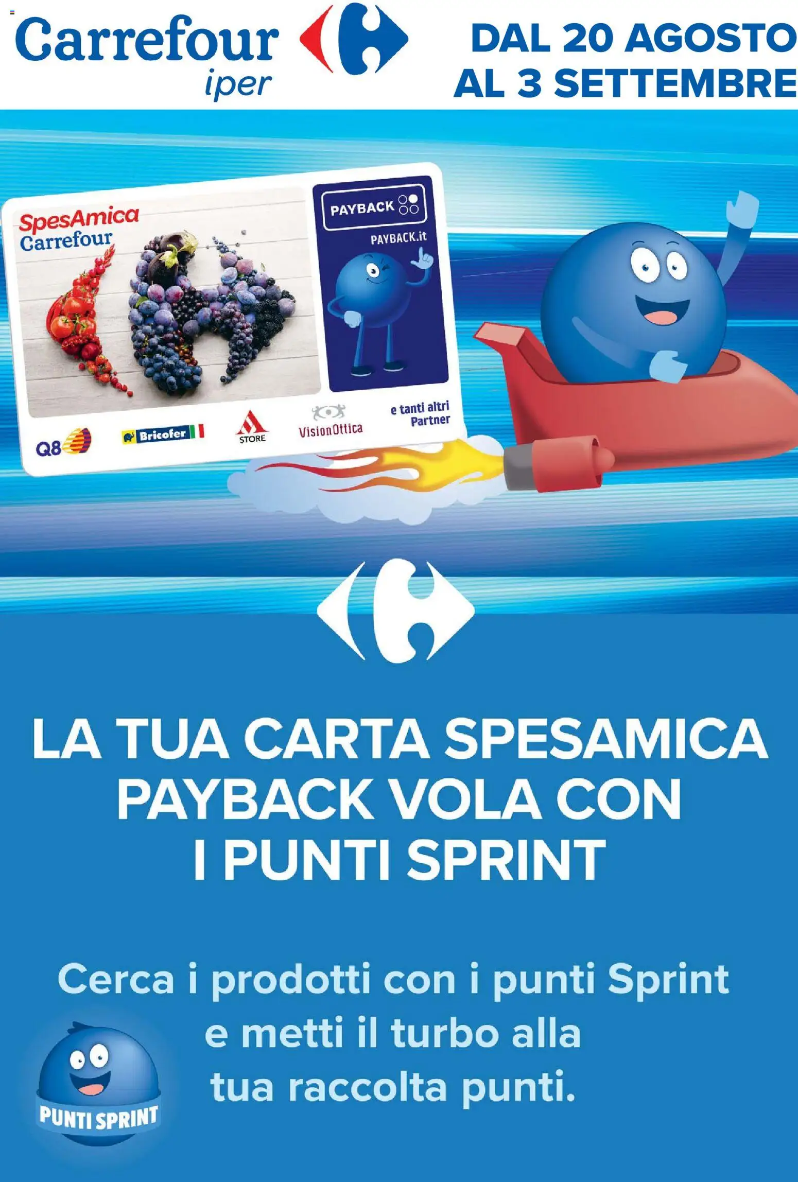 Volantino Carrefour del 20/08/2026 | Pagina: 1