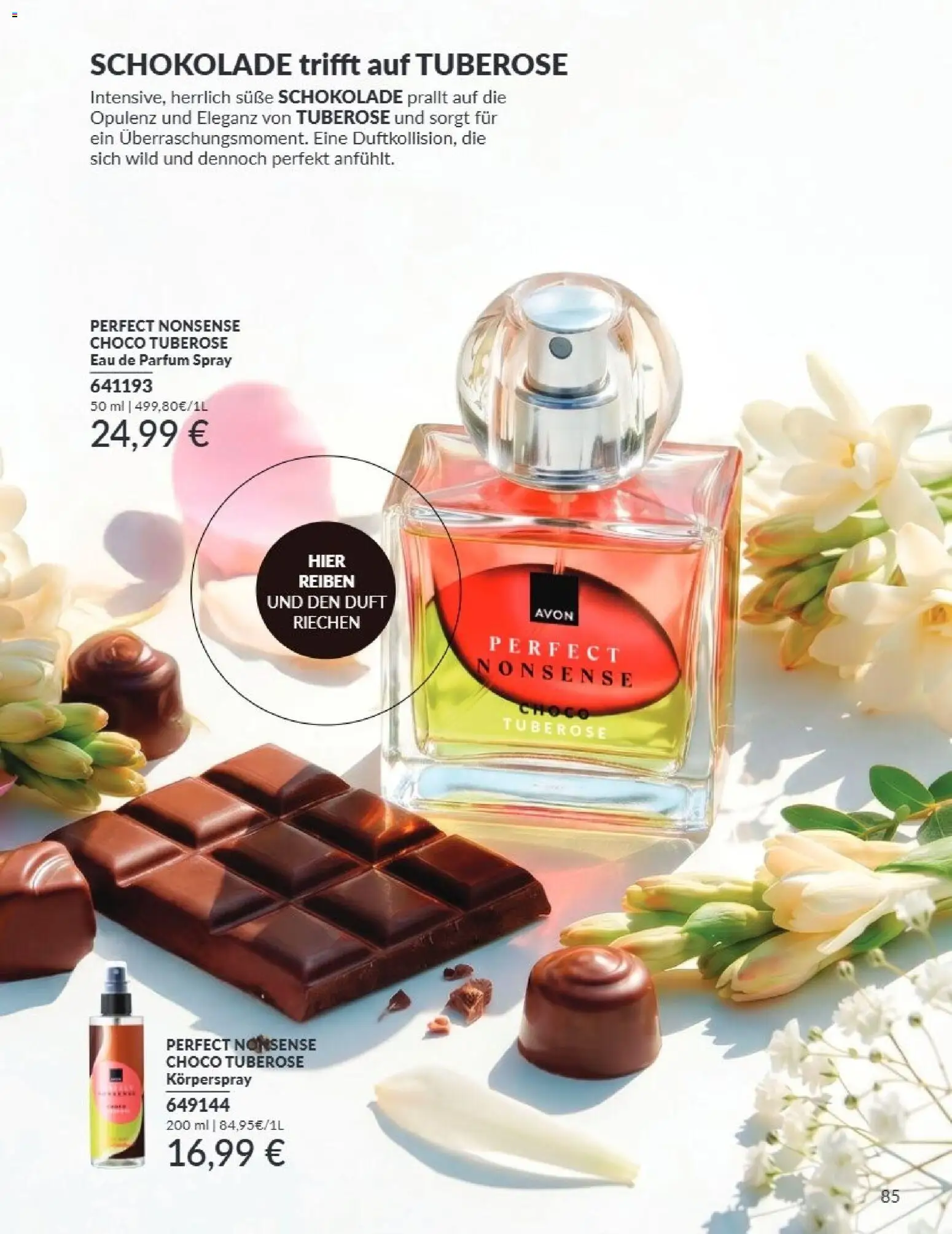 AVON Katalog September 2026 – gültig ab 01.09.2026 | Seite: 81 | Produkte: Schokolade, Parfüm, Duft, Eau de Parfum