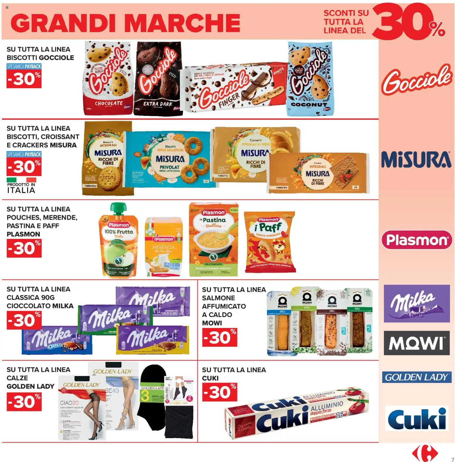 Volantino Carrefour del 15/09/2026 | Pagina: 7 | Prodotti: Uova, Pomodoro, Croissant, Alluminio