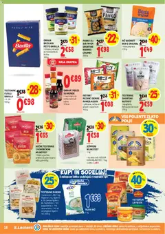 E.leclerc katalog akcije – veljaven od 09.09.2026 | Stran: 18 | Izdelki: Barilla, Polenta, Riz, Omaka