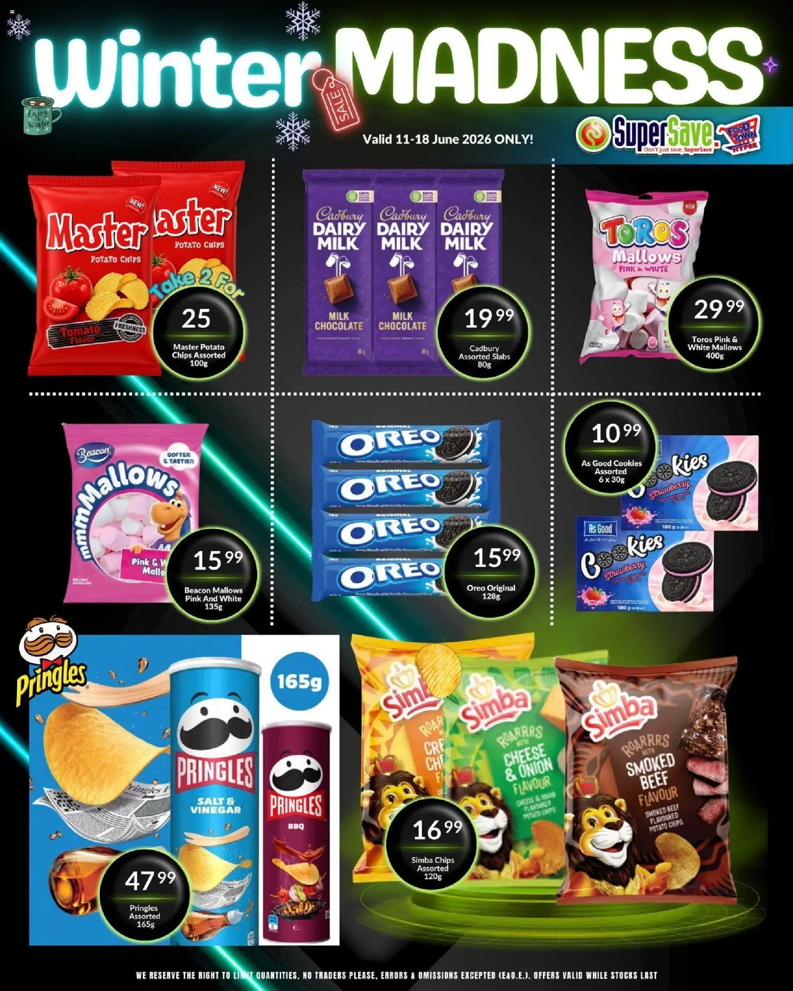 New Super Save catalogue – valid from 11.06.2026 | Page: 37 | Products: Milk, Cheese, Chips, Cookies