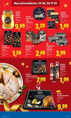 LIDL leidinys galioja nuo 2026.10.26 | Puslapis: 25 | Prekių: Ledai, Pyragas, Kremas, Sūris